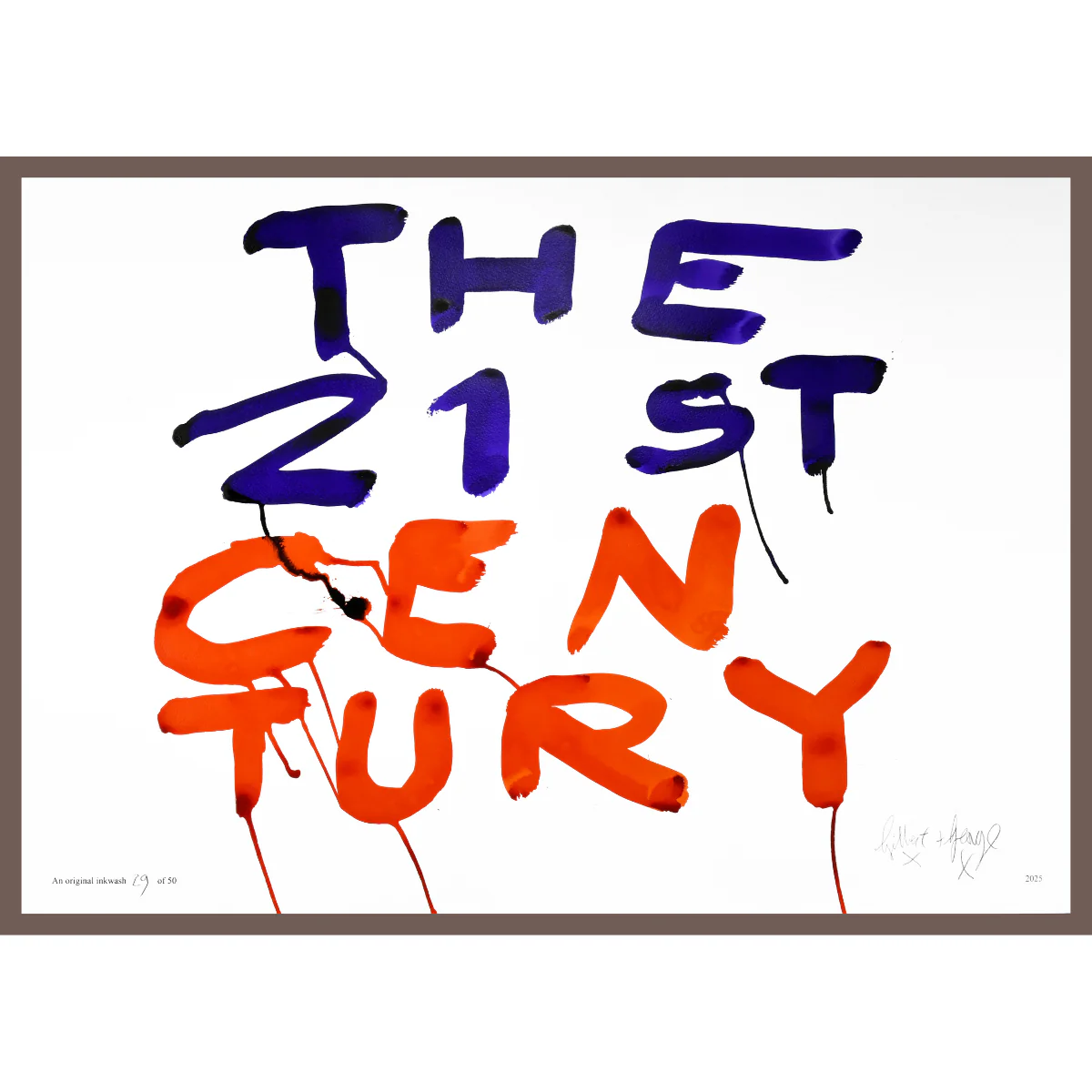 THE 21ST CENTURY by Gilbert & George | Limited Edition Inkwash (Horizontal) - Image 16