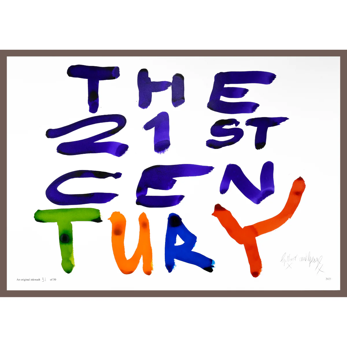 THE 21ST CENTURY by Gilbert & George | Limited Edition Inkwash (Horizontal) - Image 17