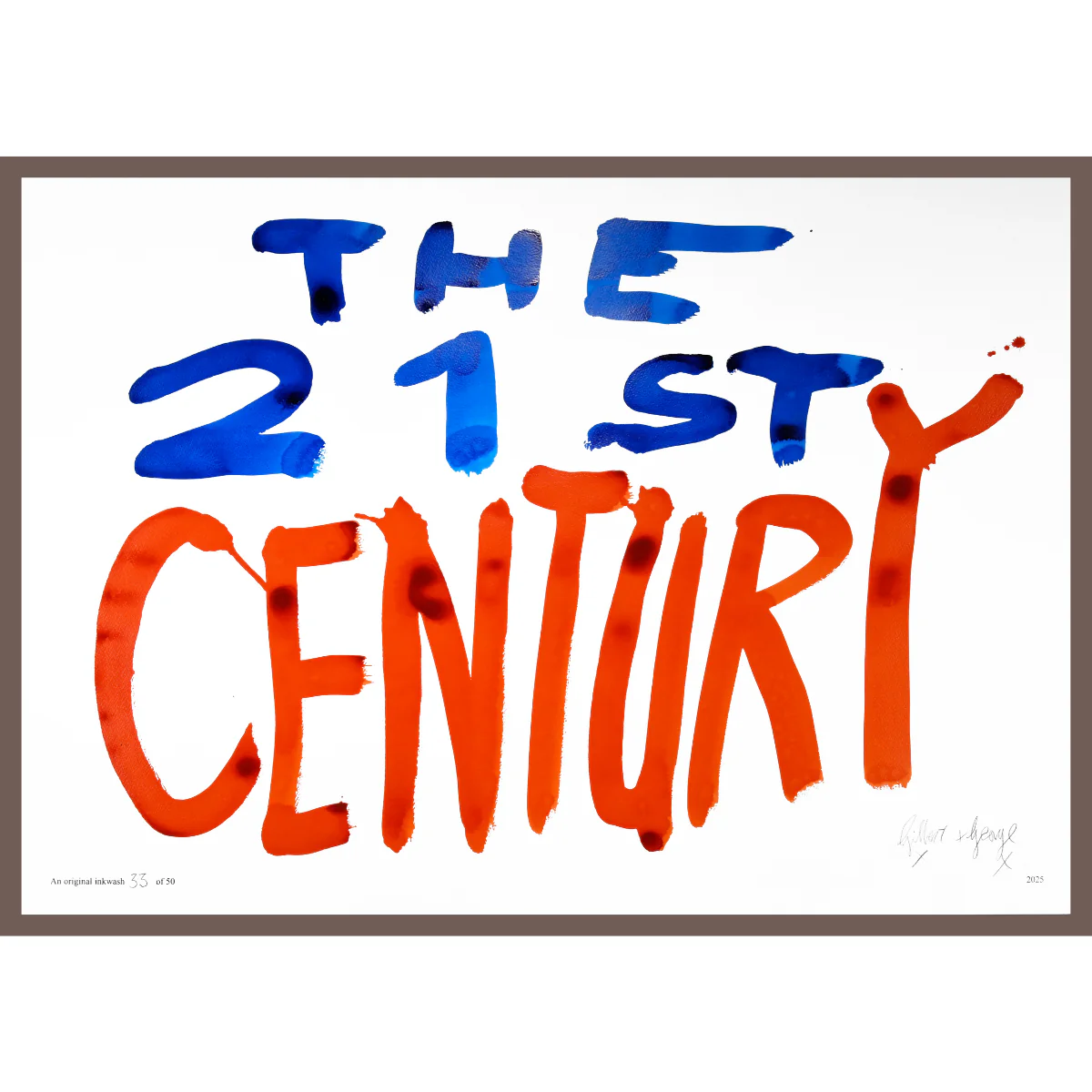 THE 21ST CENTURY by Gilbert & George | Limited Edition Inkwash (Horizontal) - Image 18
