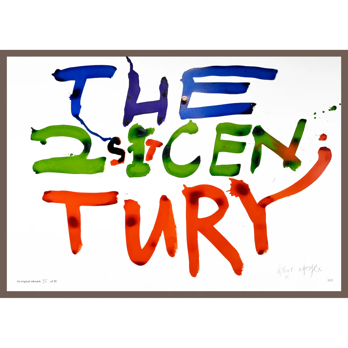 THE 21ST CENTURY by Gilbert & George | Limited Edition Inkwash (Horizontal) - Image 19