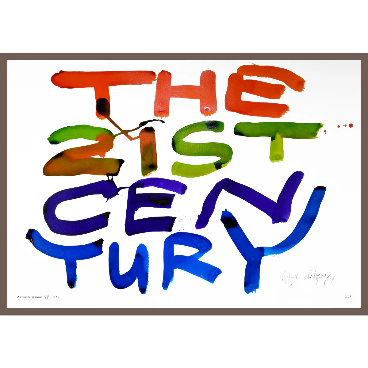 THE 21ST CENTURY by Gilbert & George | Limited Edition Inkwash (Horizontal) - Image 20