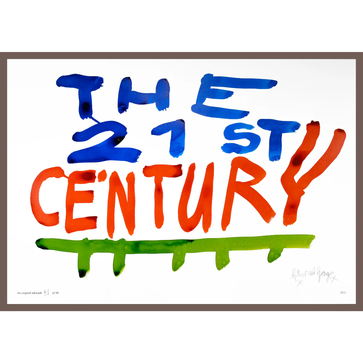 THE 21ST CENTURY by Gilbert & George | Limited Edition Inkwash (Horizontal) - Image 22
