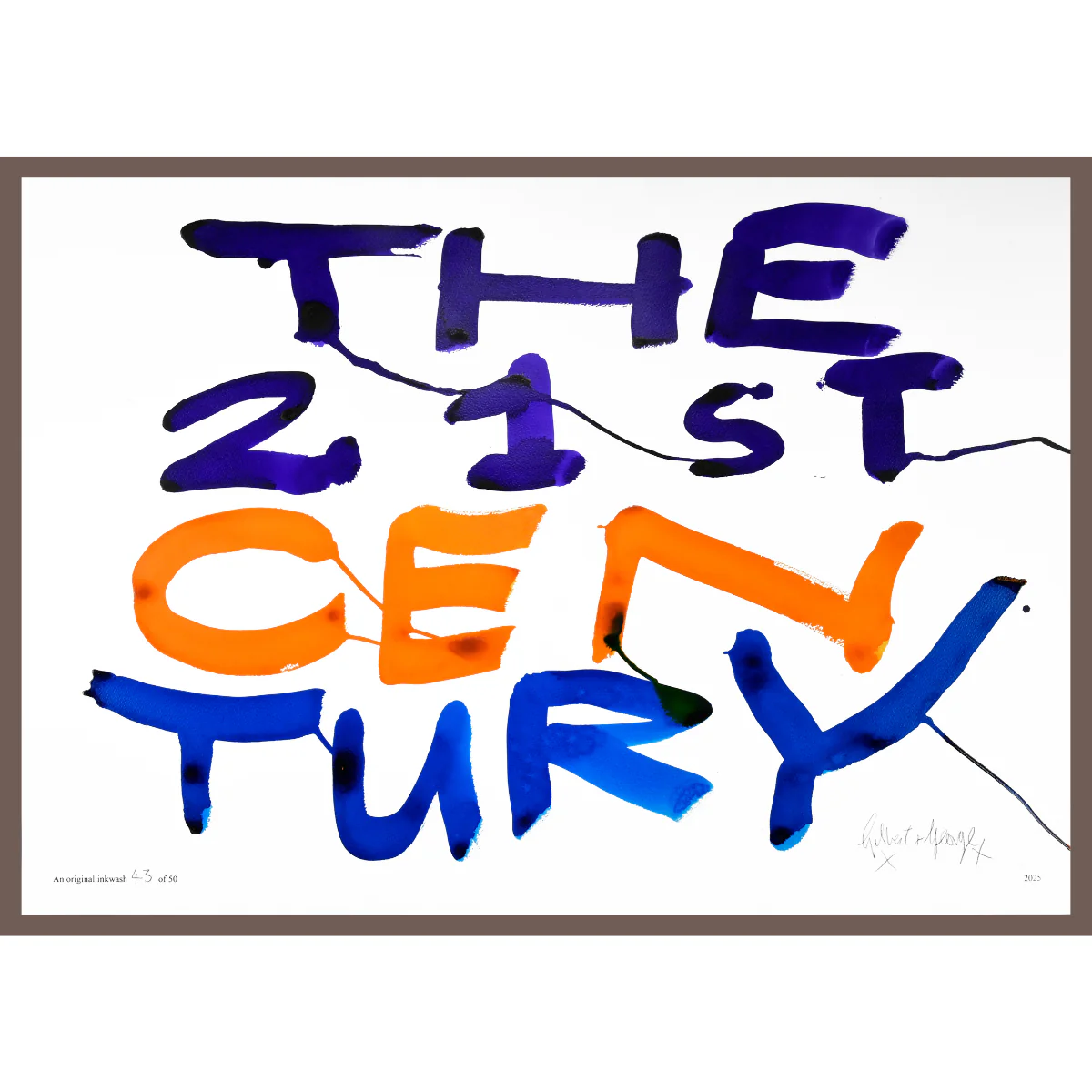 THE 21ST CENTURY by Gilbert & George | Limited Edition Inkwash (Horizontal) - Image 23