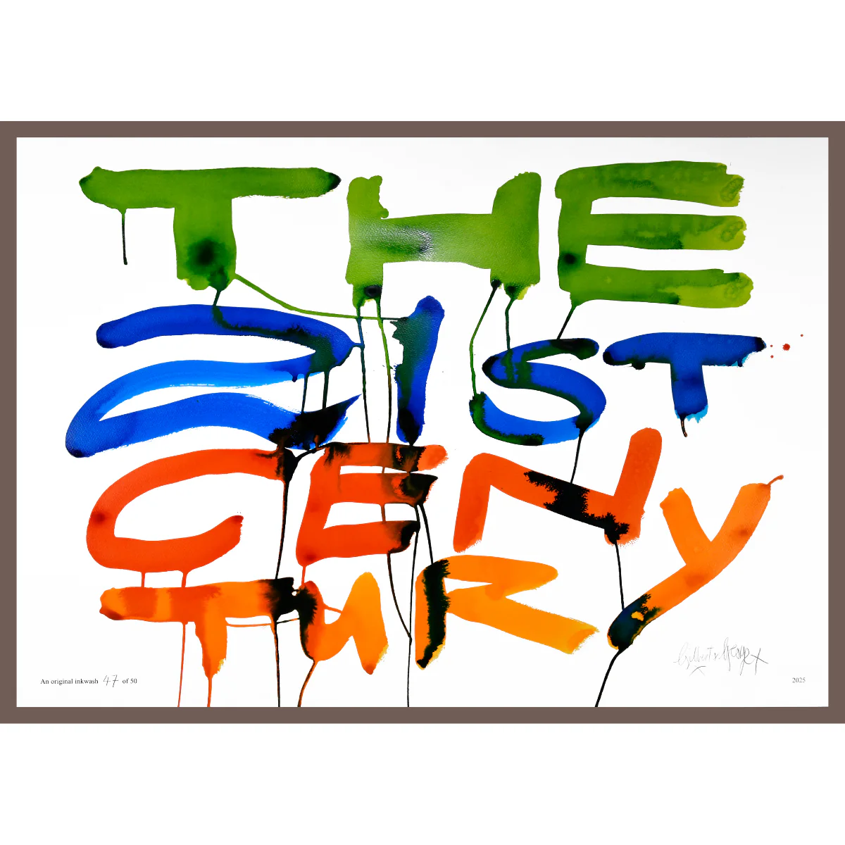 THE 21ST CENTURY by Gilbert & George | Limited Edition Inkwash (Horizontal) - Image 24