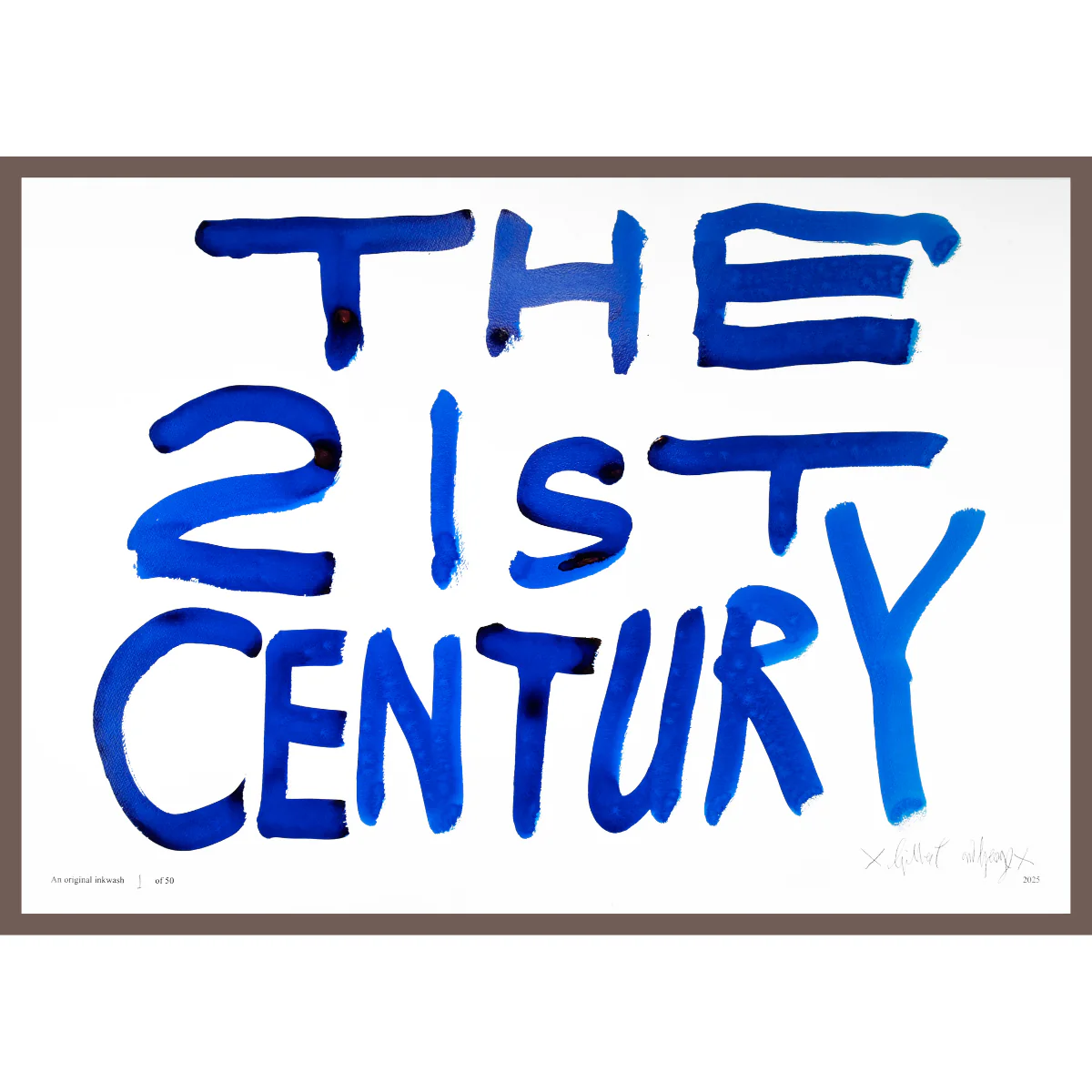 THE 21ST CENTURY by Gilbert & George | Limited Edition Inkwash (Horizontal) - Image 4