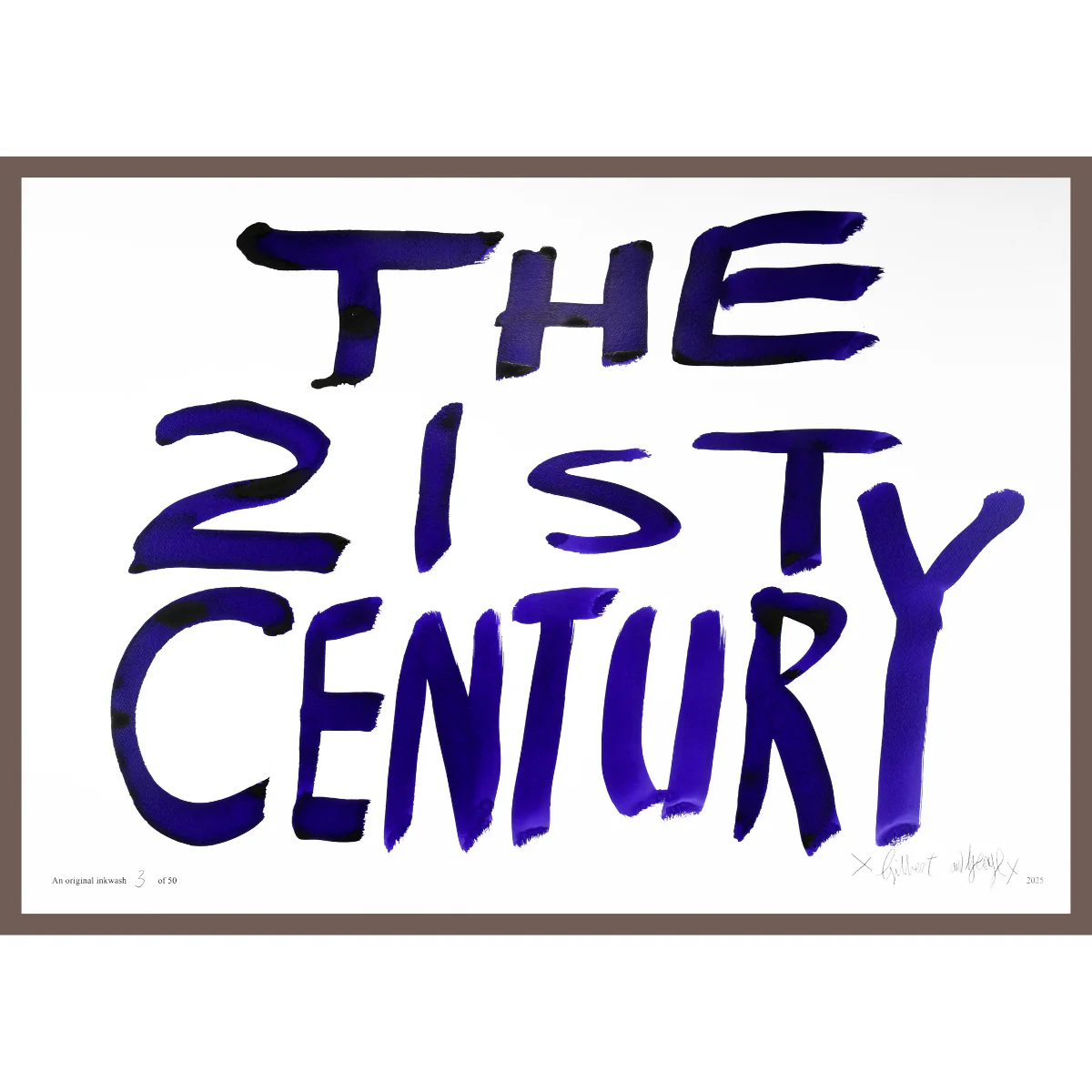 THE 21ST CENTURY by Gilbert & George | Limited Edition Inkwash (Horizontal) - Image 5