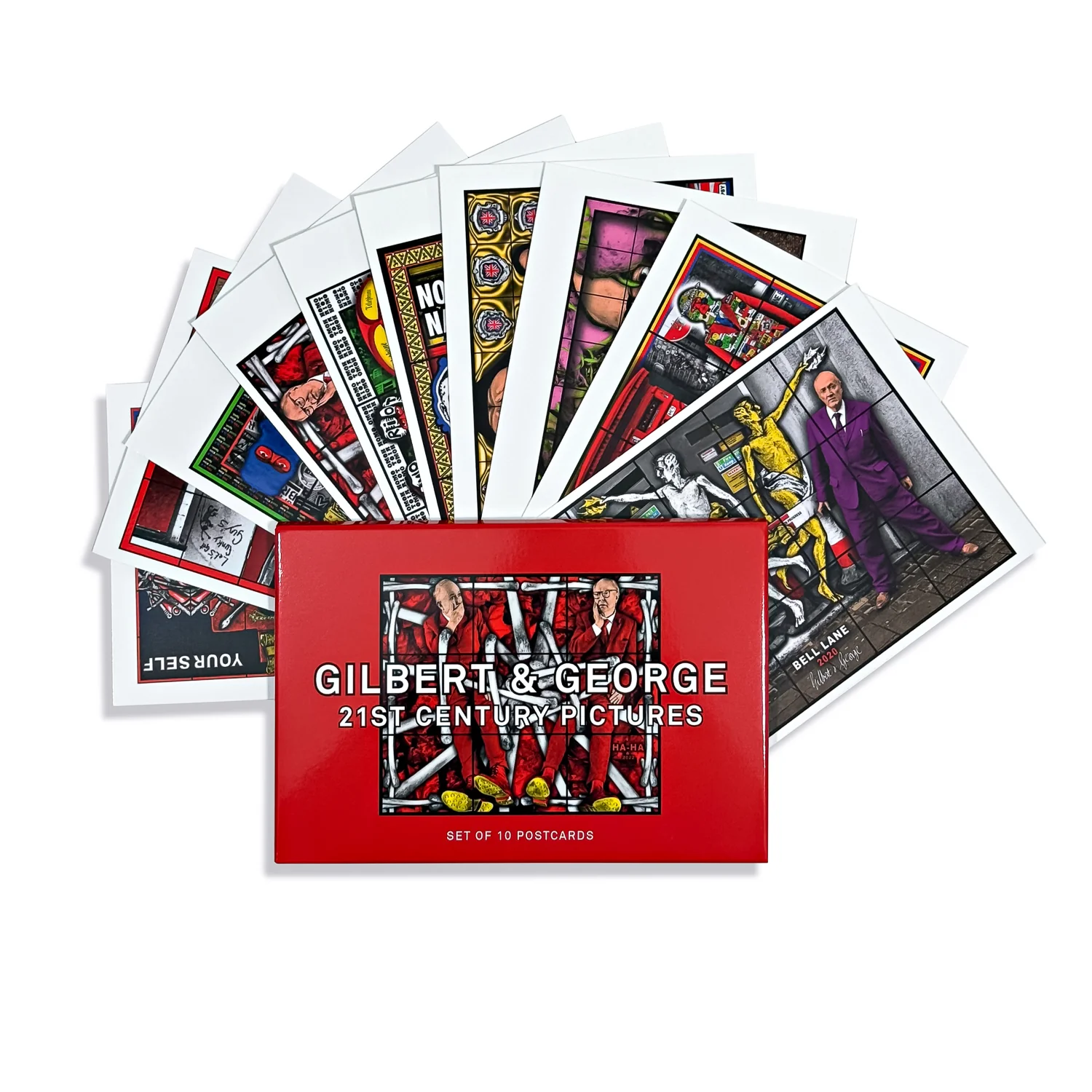 Gilbert & George: 21ST CENTURY PICTURES Postcard Pack