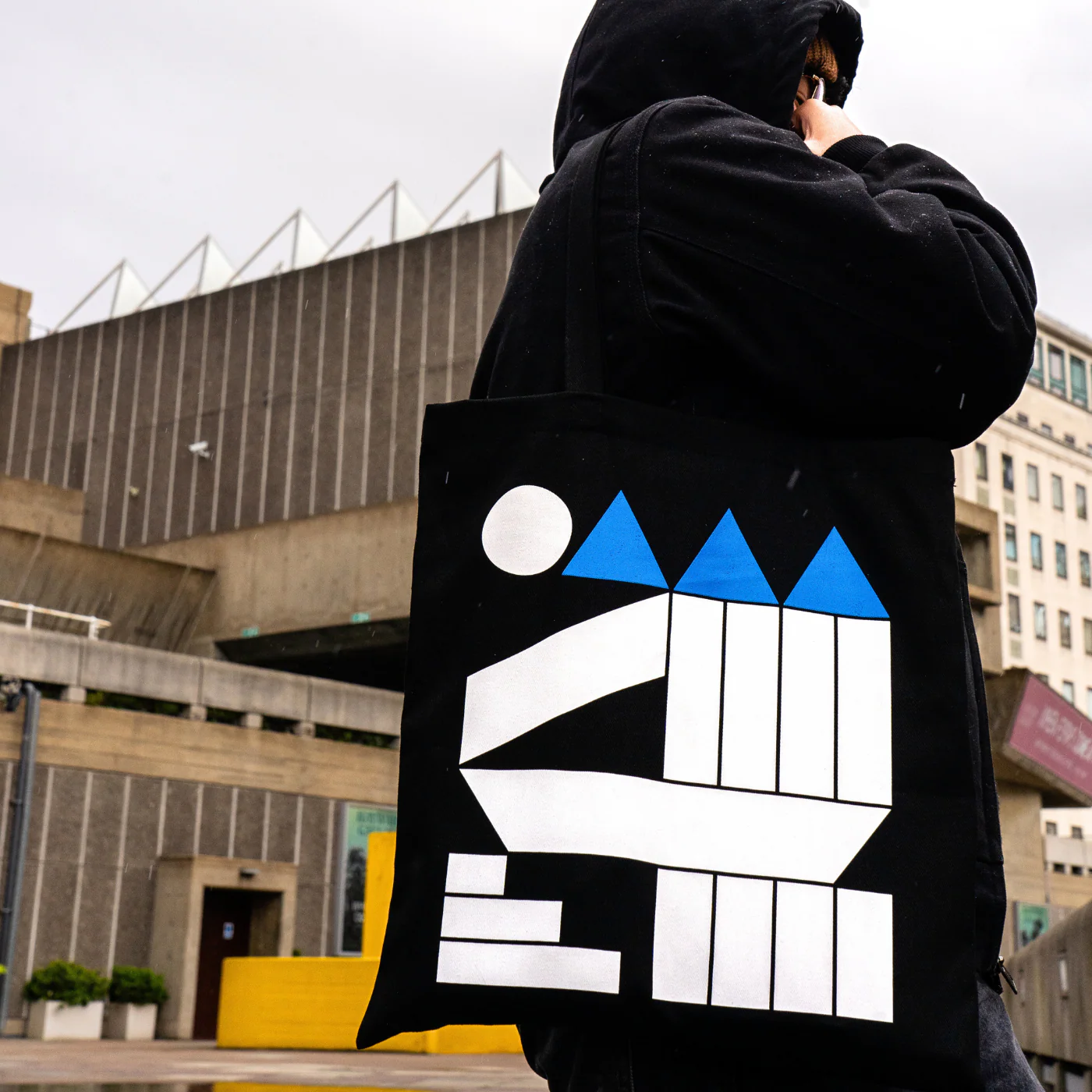 Block Scene Tote Bag - Hayward Gallery - Image 2