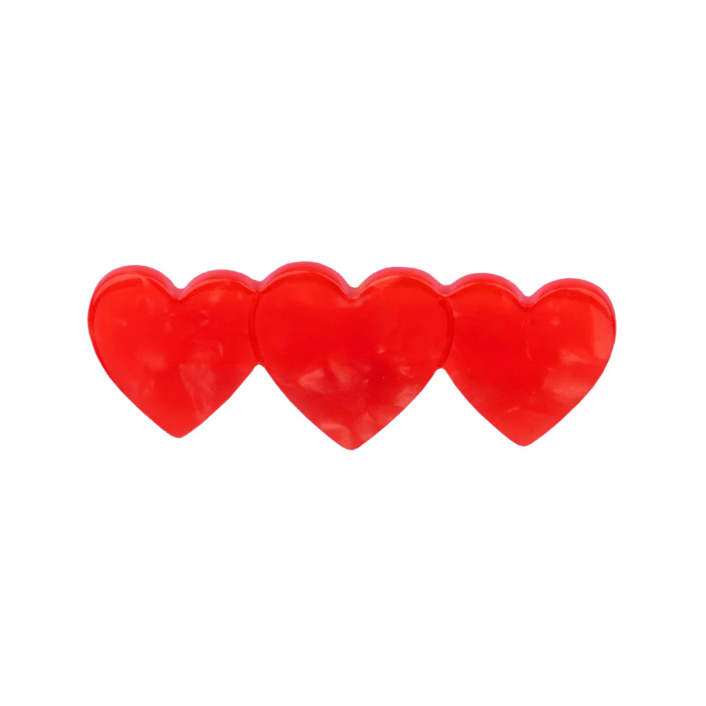Hearts Hair Clip