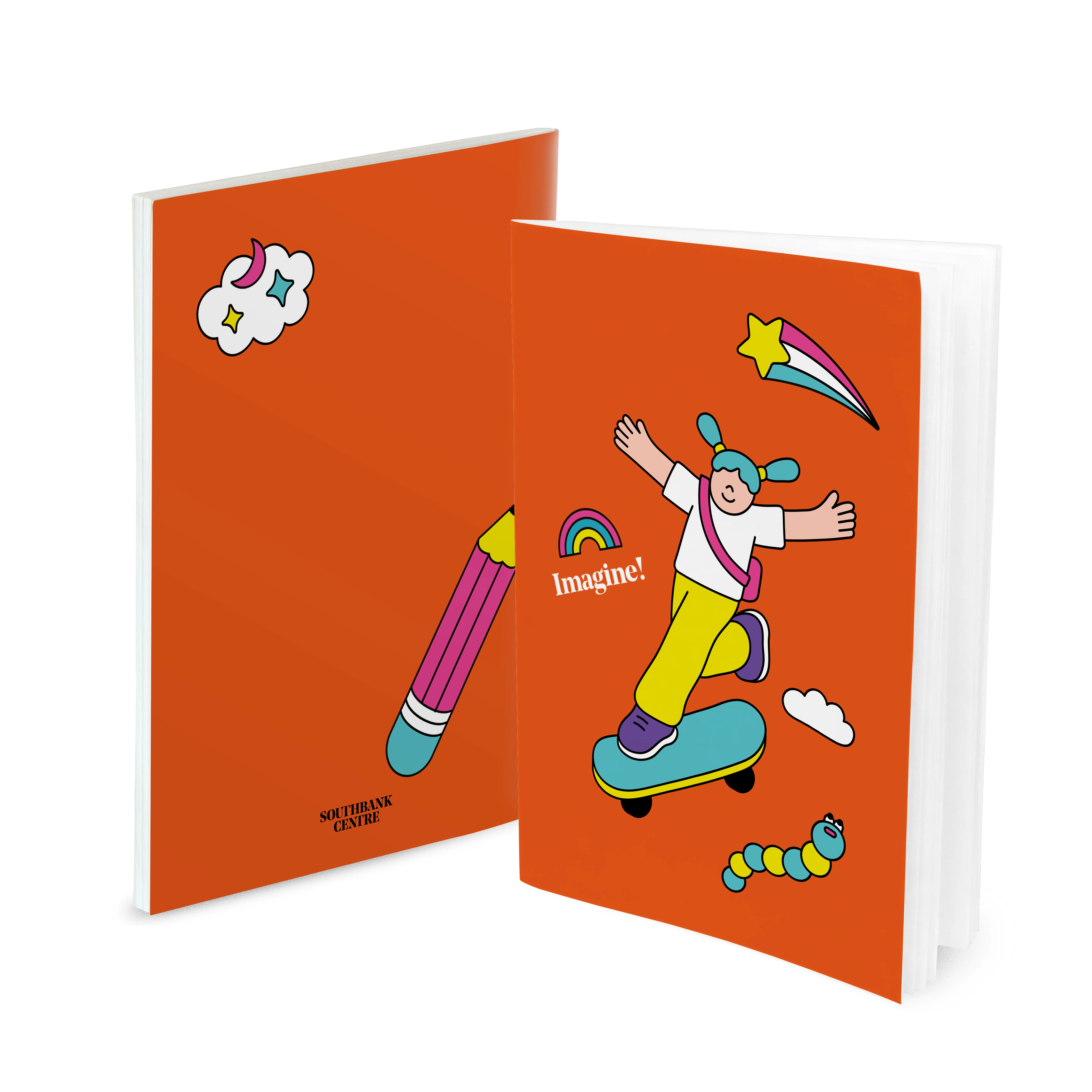 Imagine Orange Notebook - Image 3