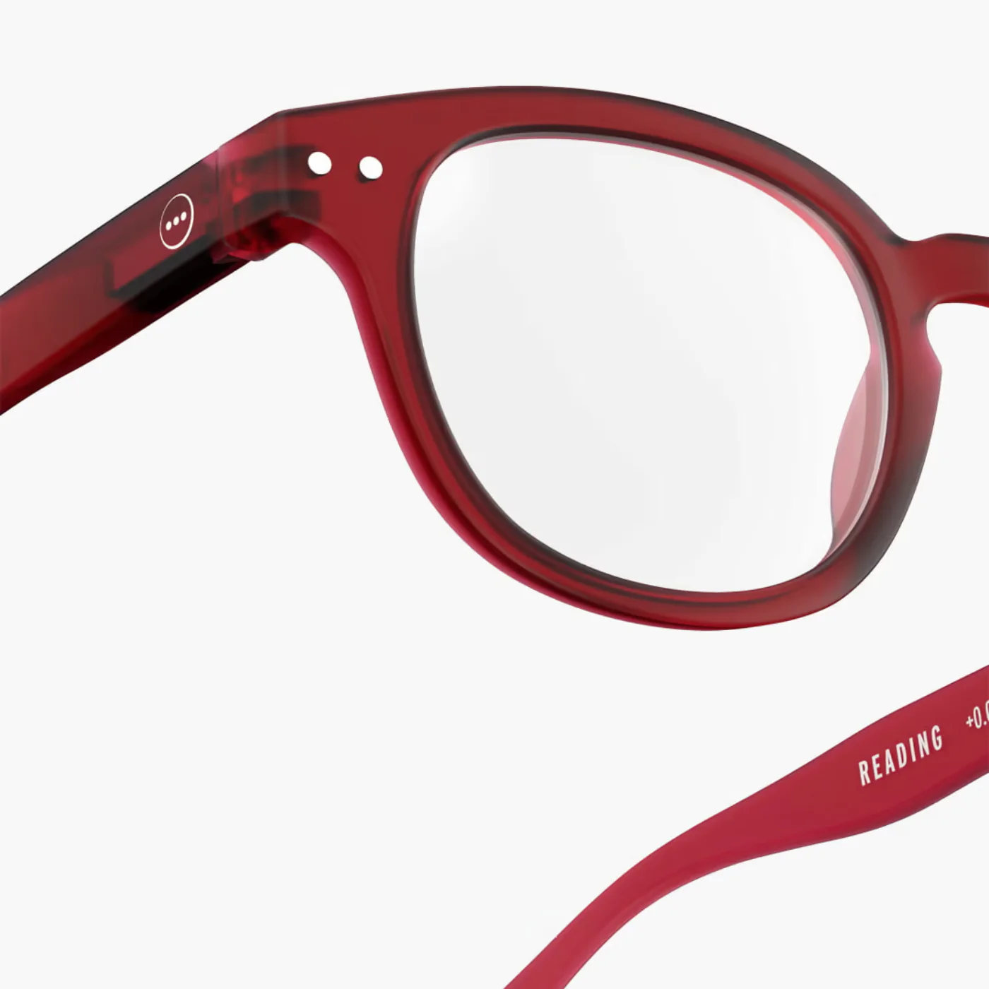 Izipizi #C Cherry Red Reading Glasses - Image 3