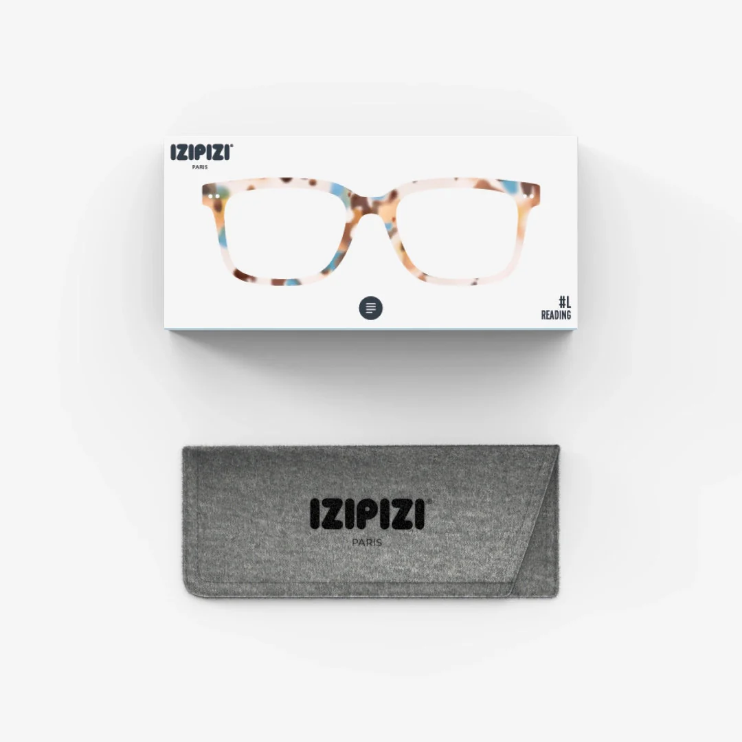 Izipizi #L Blue Tortoise Reading Glasses - Image 3