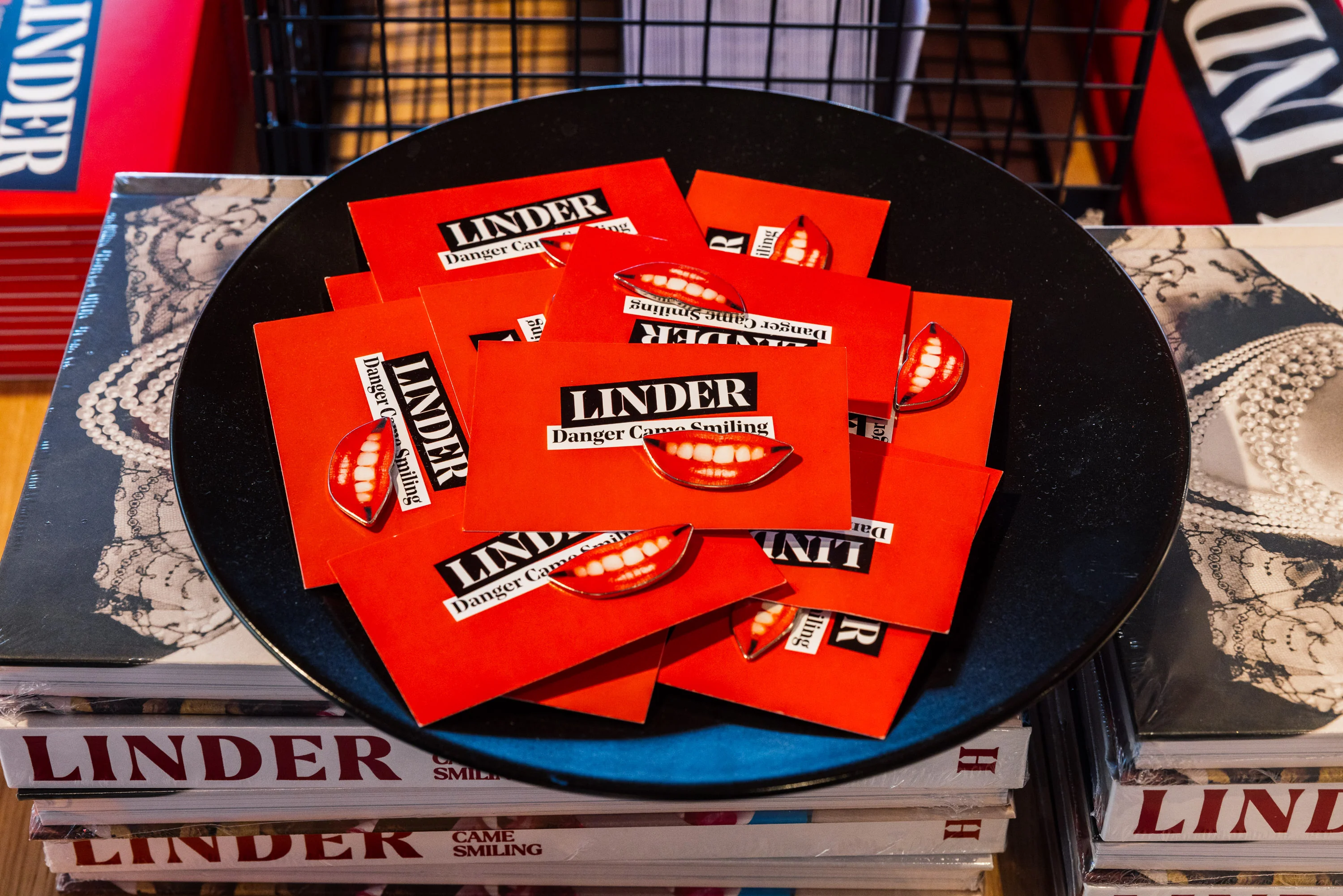 Linder: Danger Came Smiling Pin Badge - Image 3