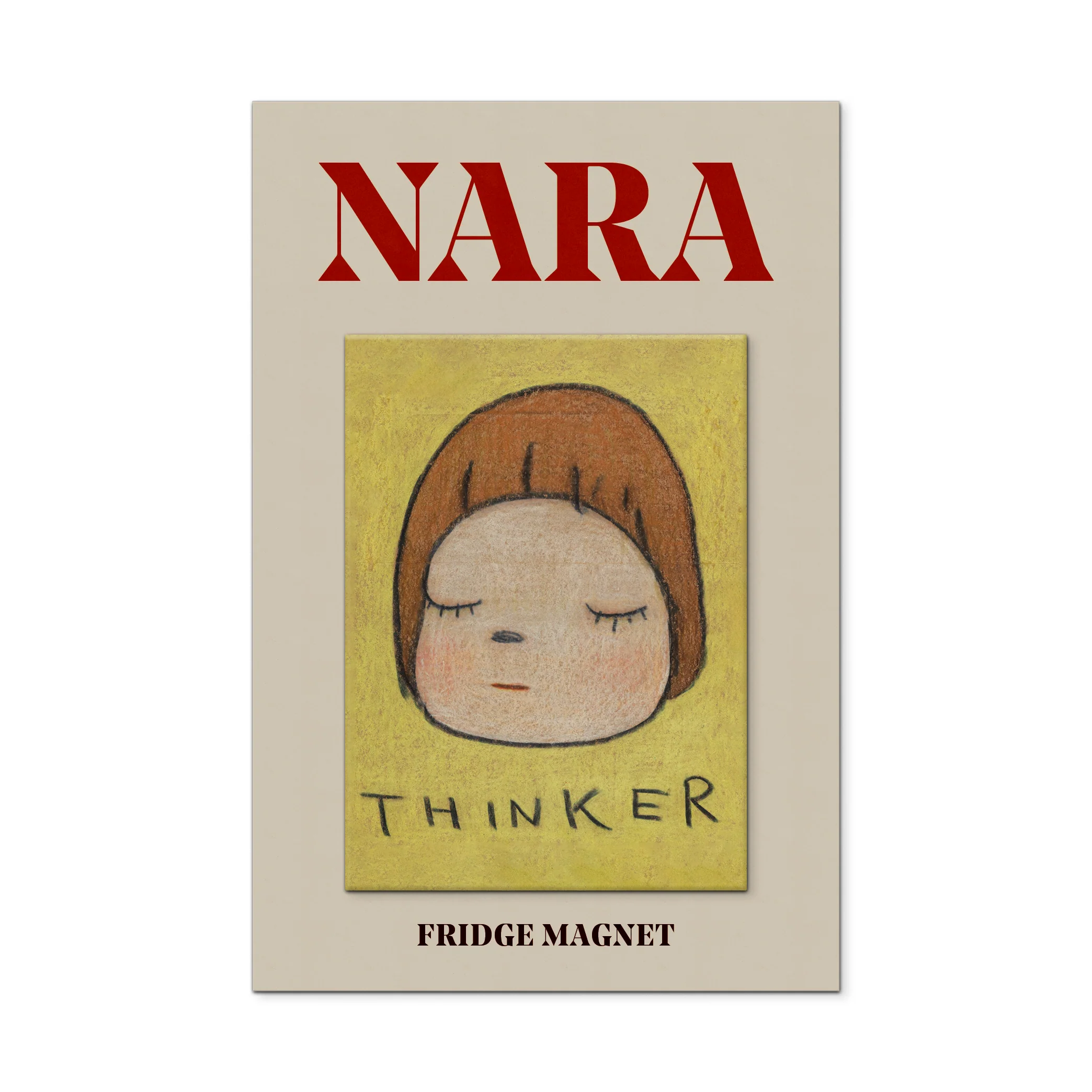 Little Thinker - Yoshitomo Nara Magnet