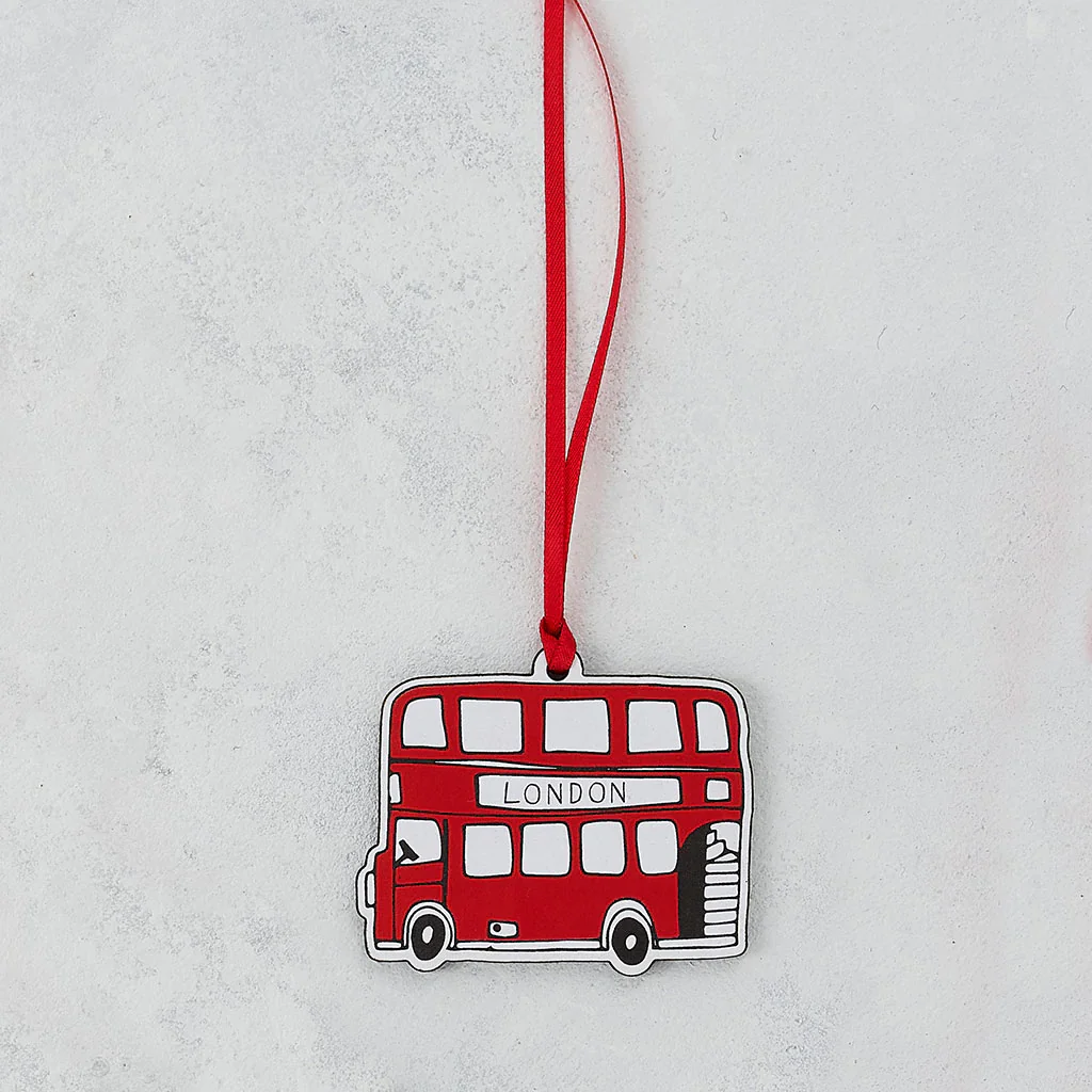 London Bus Wooden Decoration - Image 3