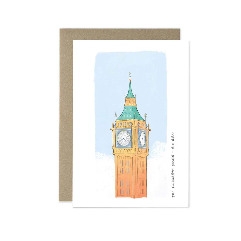 London's Big Ben Greeting Card - Image 2