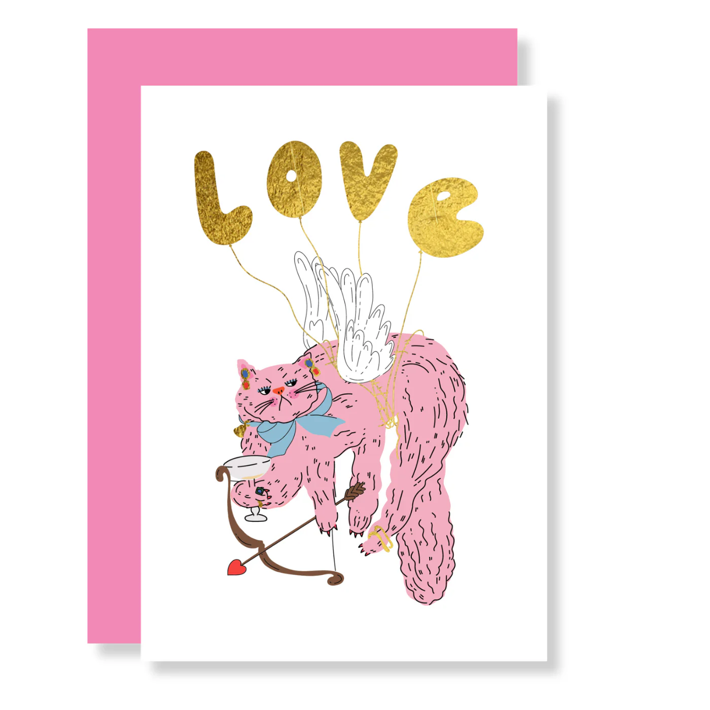Love Cat Greeting Card