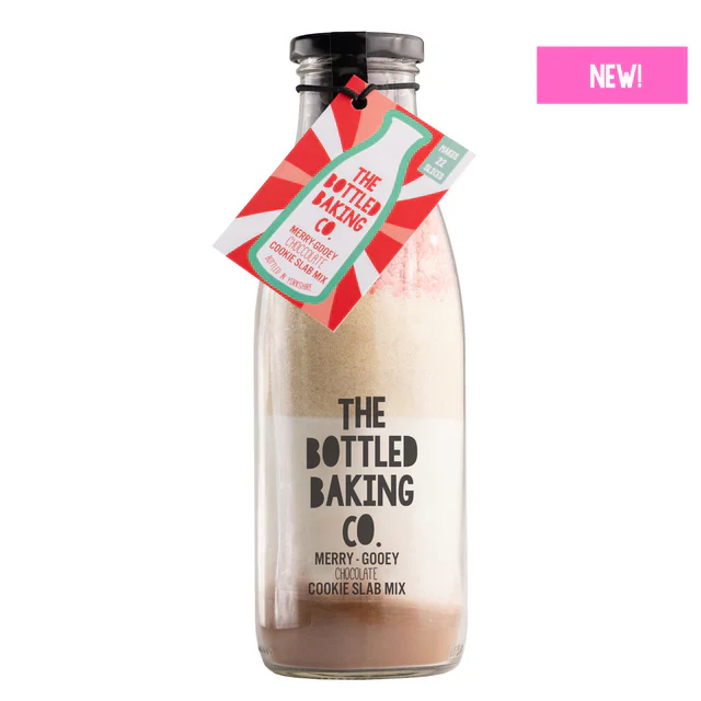 Merry Gooey Chocolate Cookie Slab Bottled Baking Mix