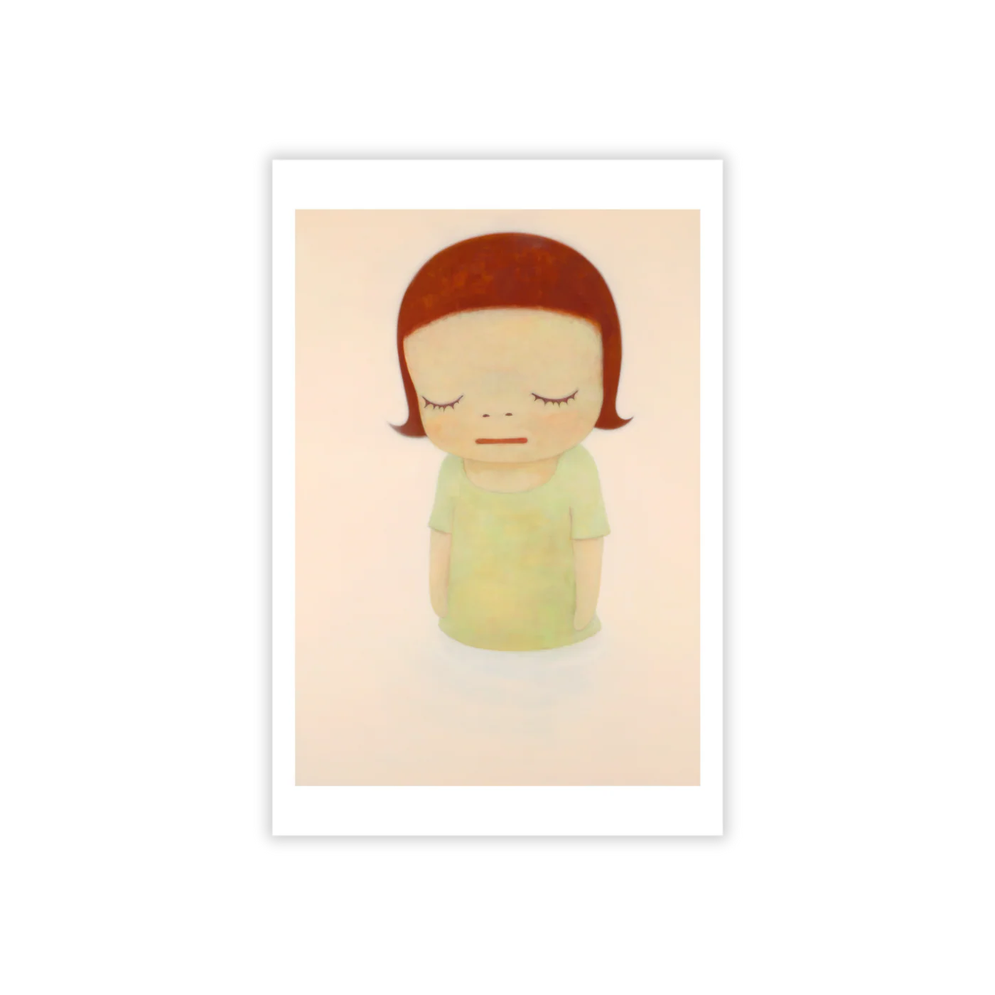 In the Milky Lake / Thinking One - Yoshitomo Nara Postcard