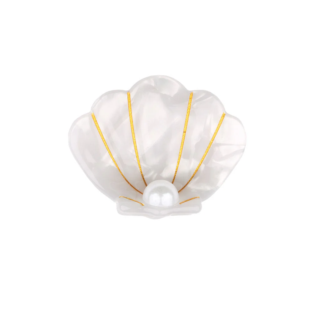 Scallop Shell Mini Hair Clip