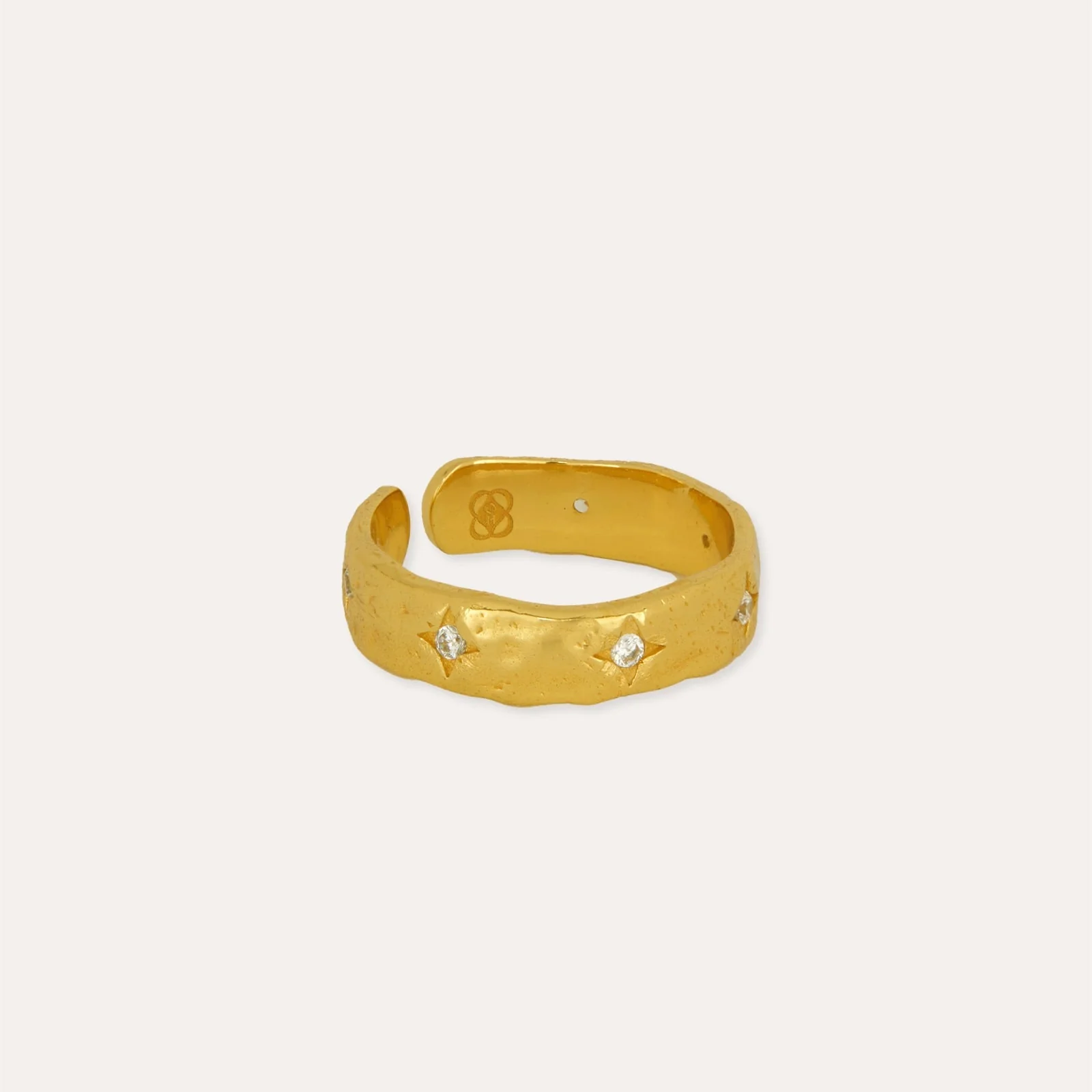 Crystal Star Band Ring by Ottoman Hands