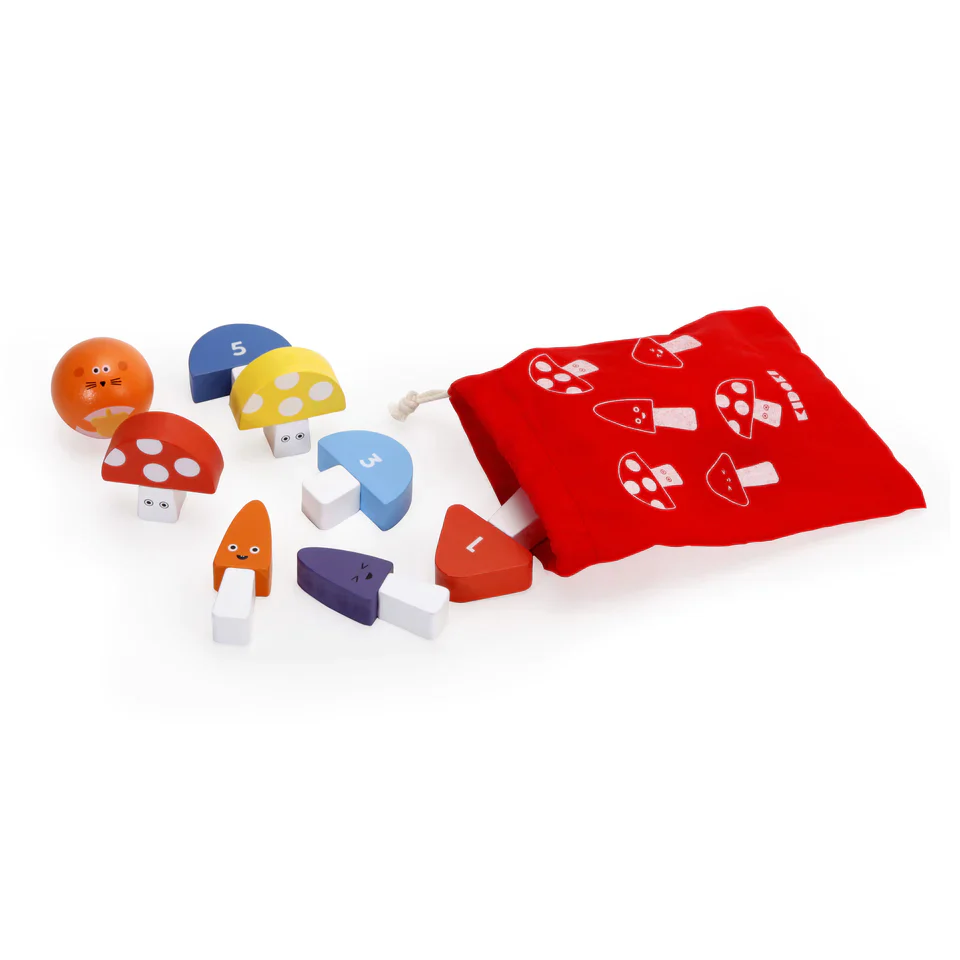 Kidoki Mini Mushroom Bowling Game - Image 2