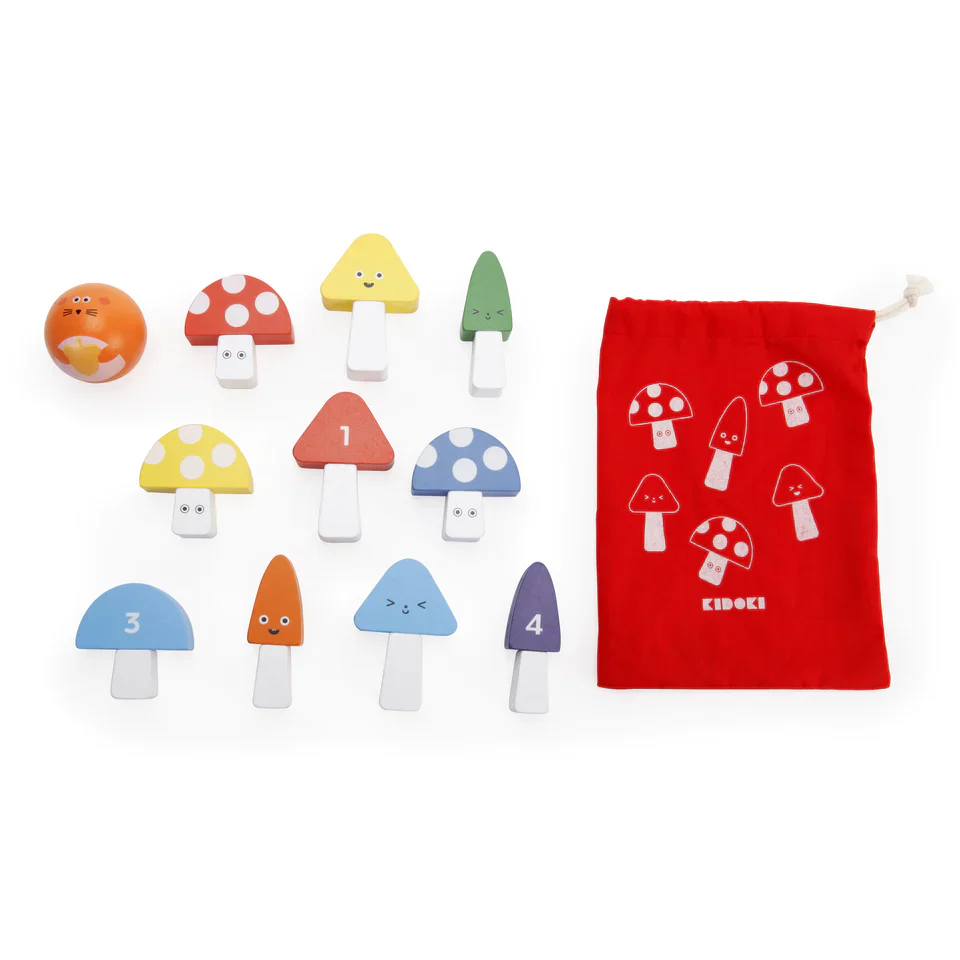 Kidoki Mini Mushroom Bowling Game - Image 3