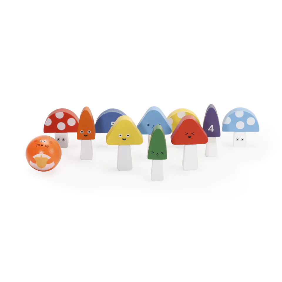 Kidoki Mini Mushroom Bowling Game - Image 4