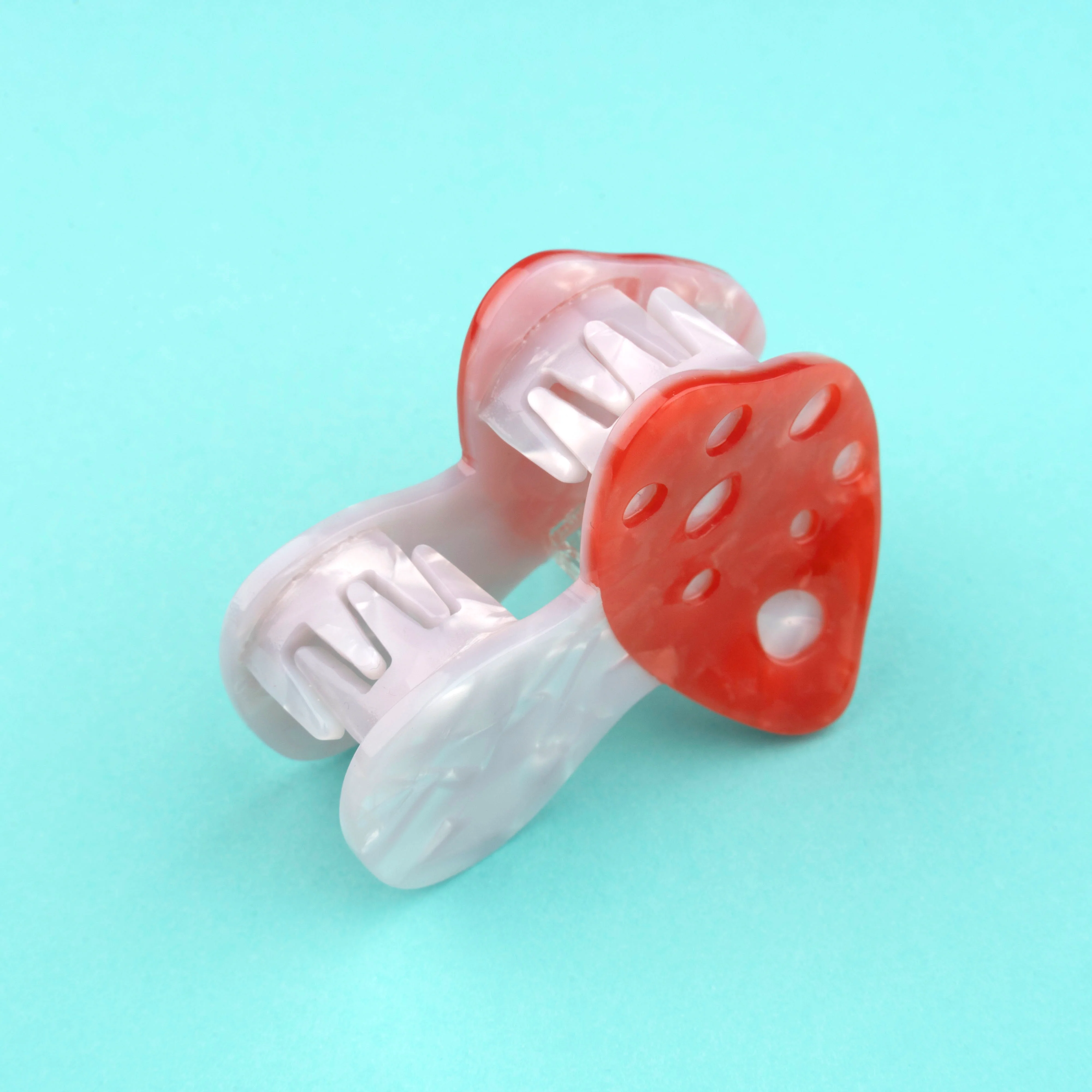 Mushroom Mini Hair Claw Clip - Image 2
