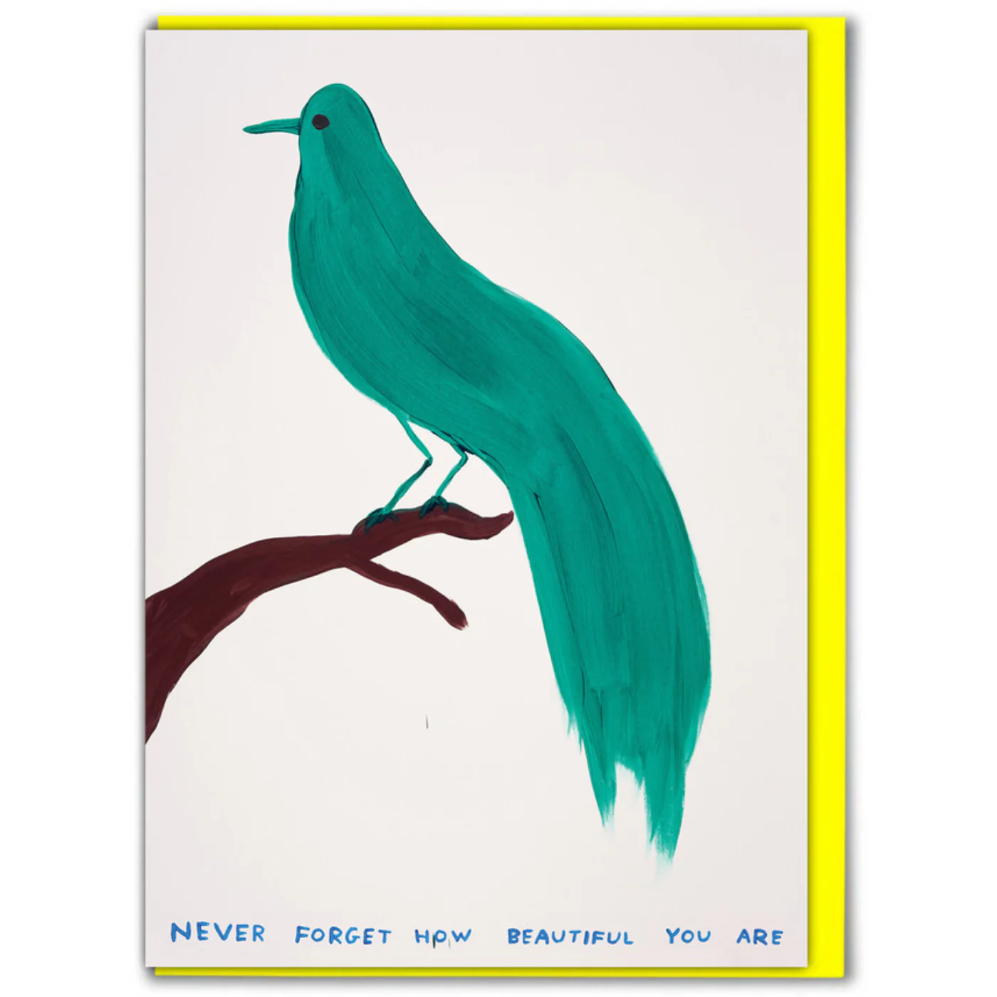 Never Forget by David Shrigley Greeting Card