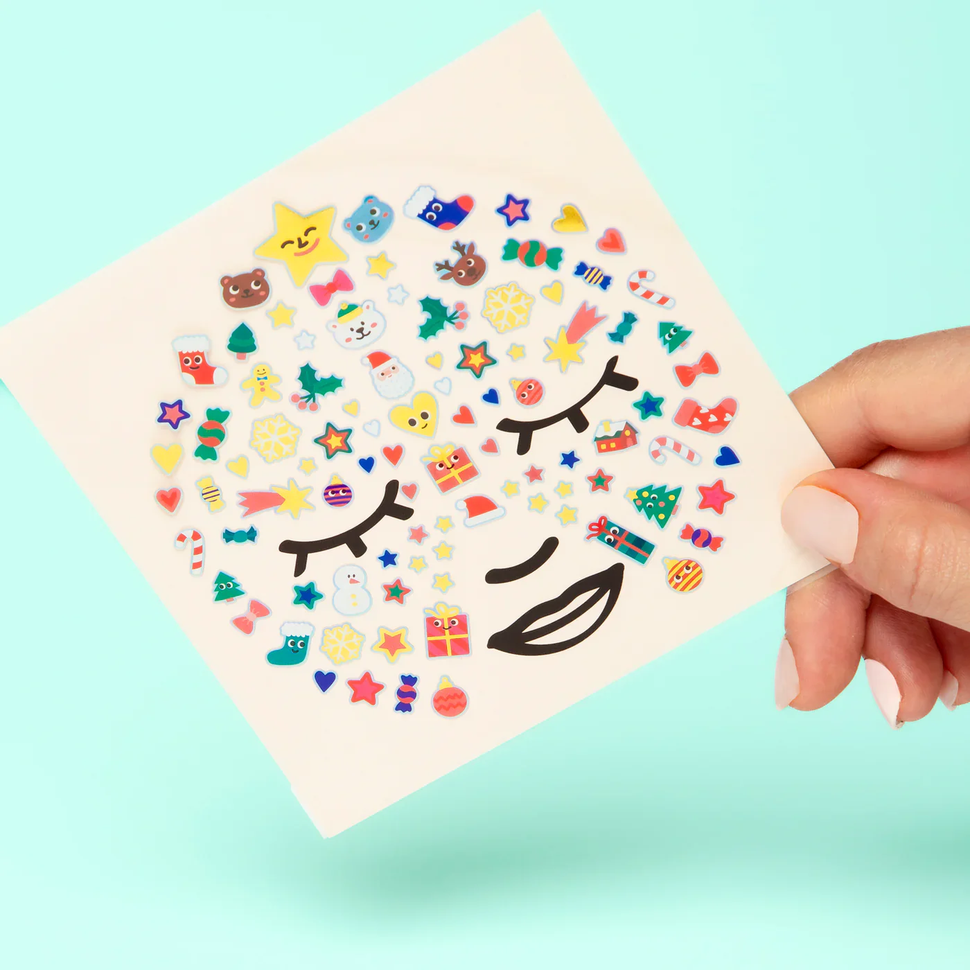 OMY Ho Ho Ho Face Stickers - Image 2