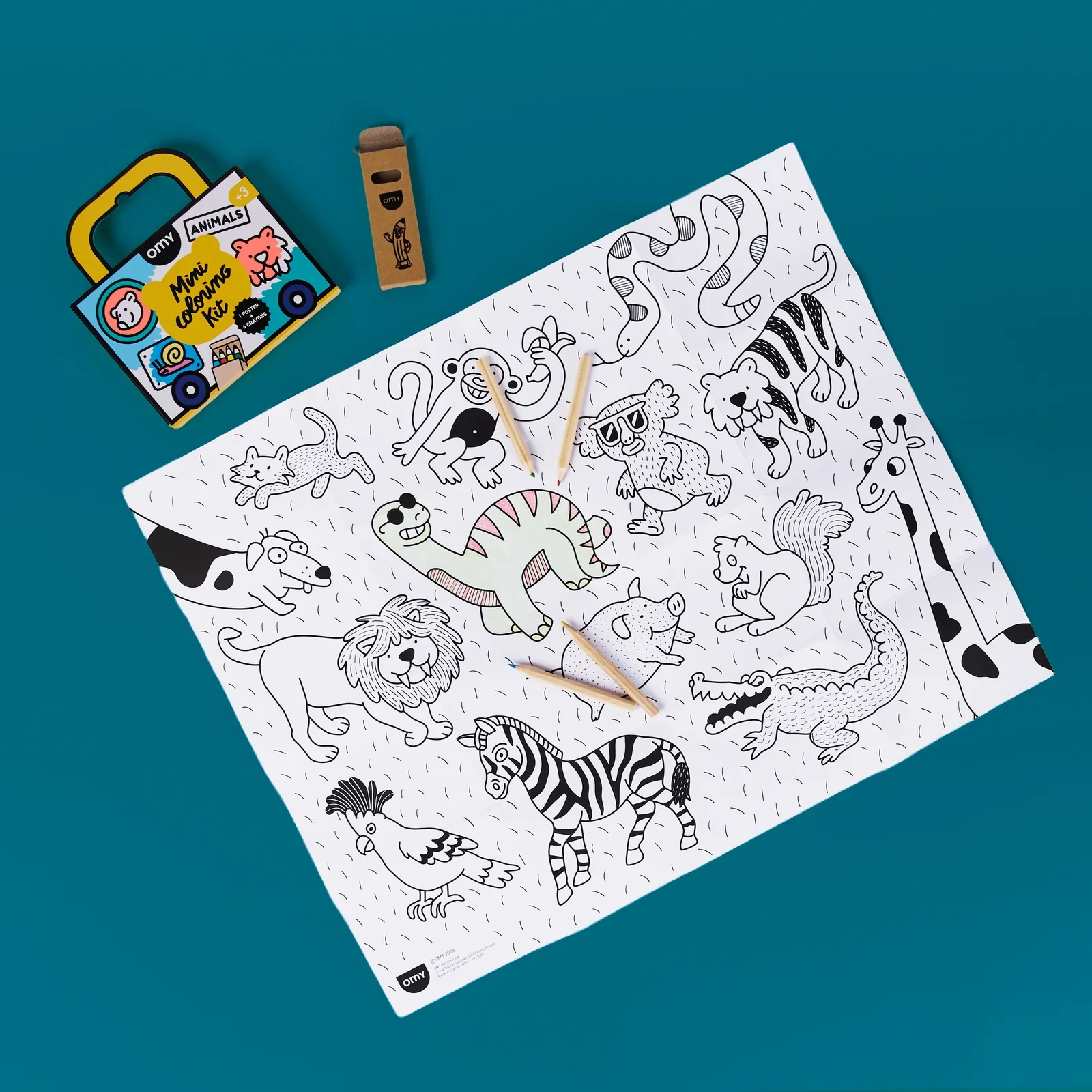OMY Mini Colouring Kit - Image 4