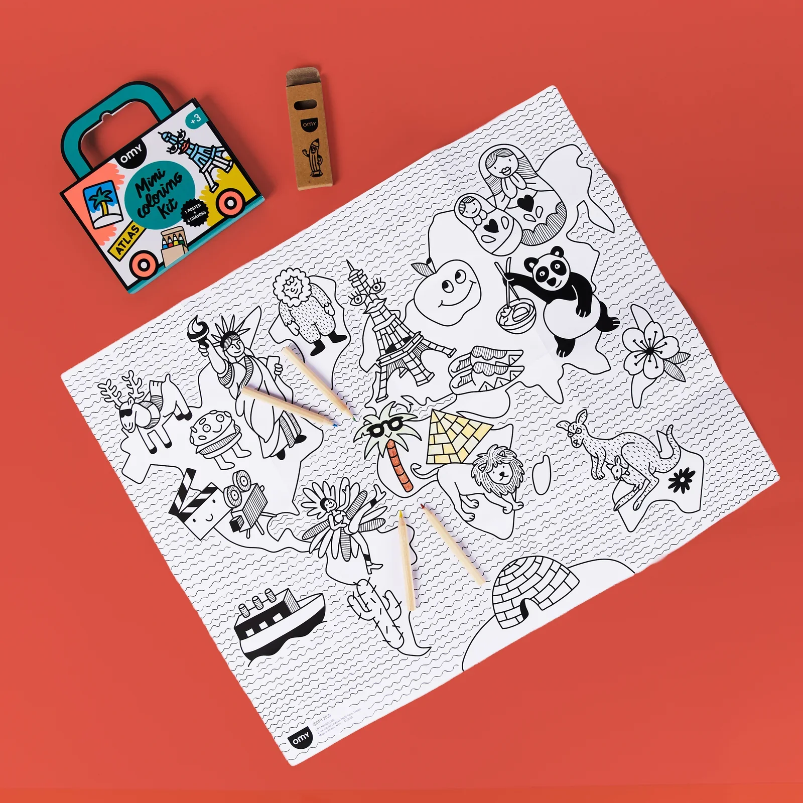 OMY Mini Colouring Kit - Image 5