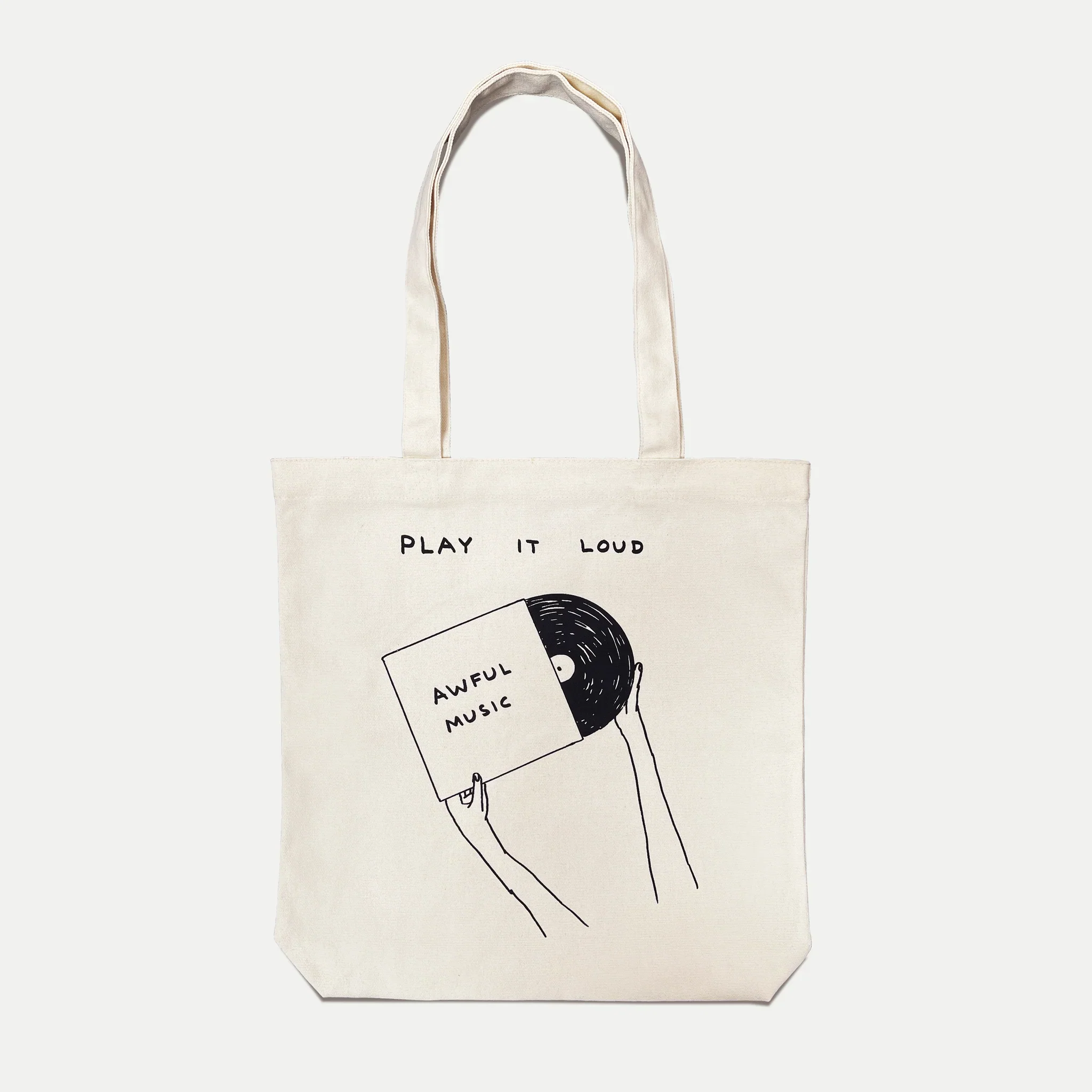 Play It Loud Tote Bag by David Shrigley