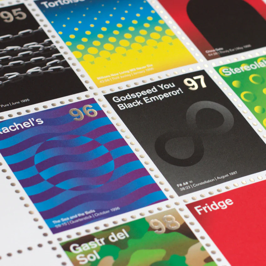Stamp Albums Post-Rock Print - Image 3