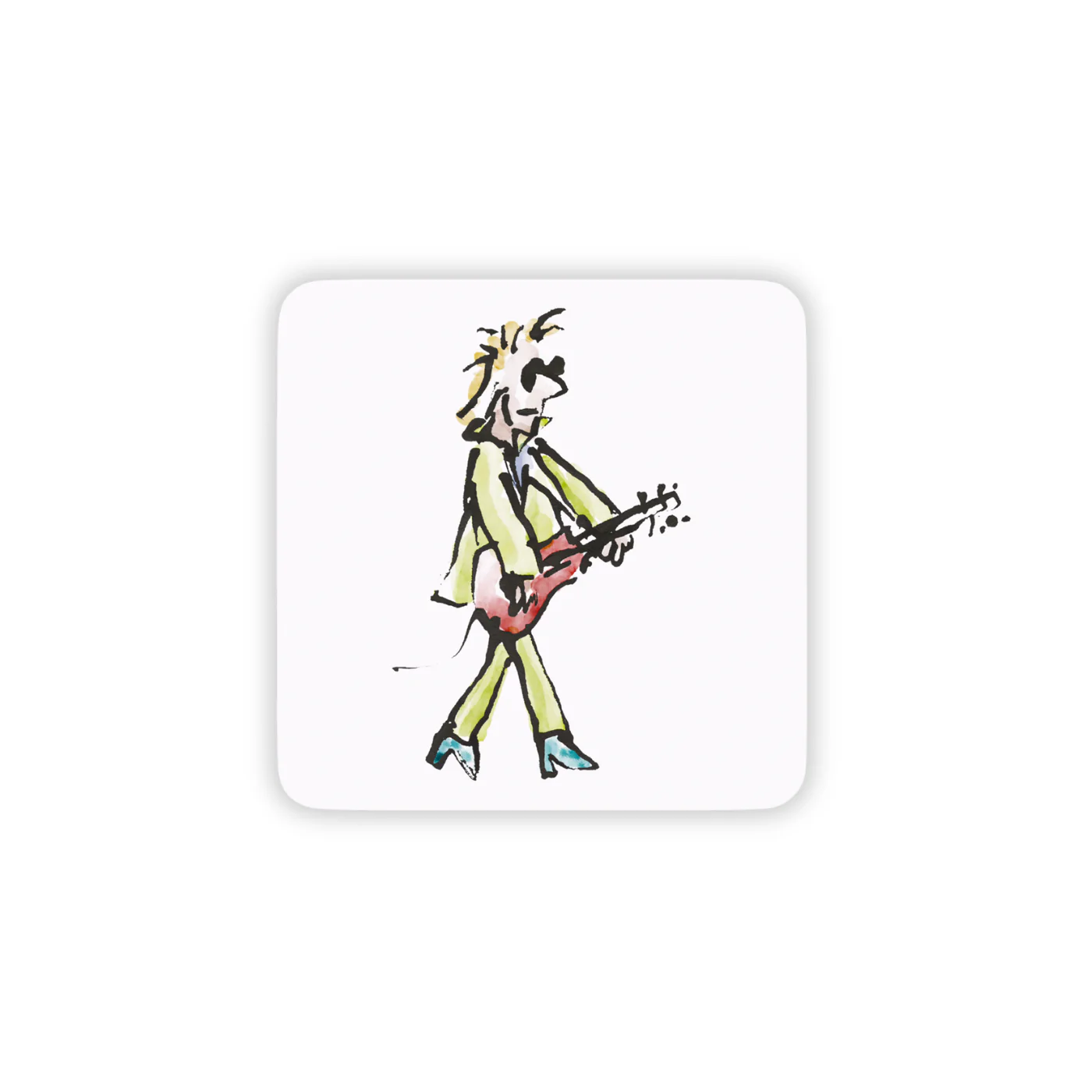 Guitarist – Quentin Blake Coaster