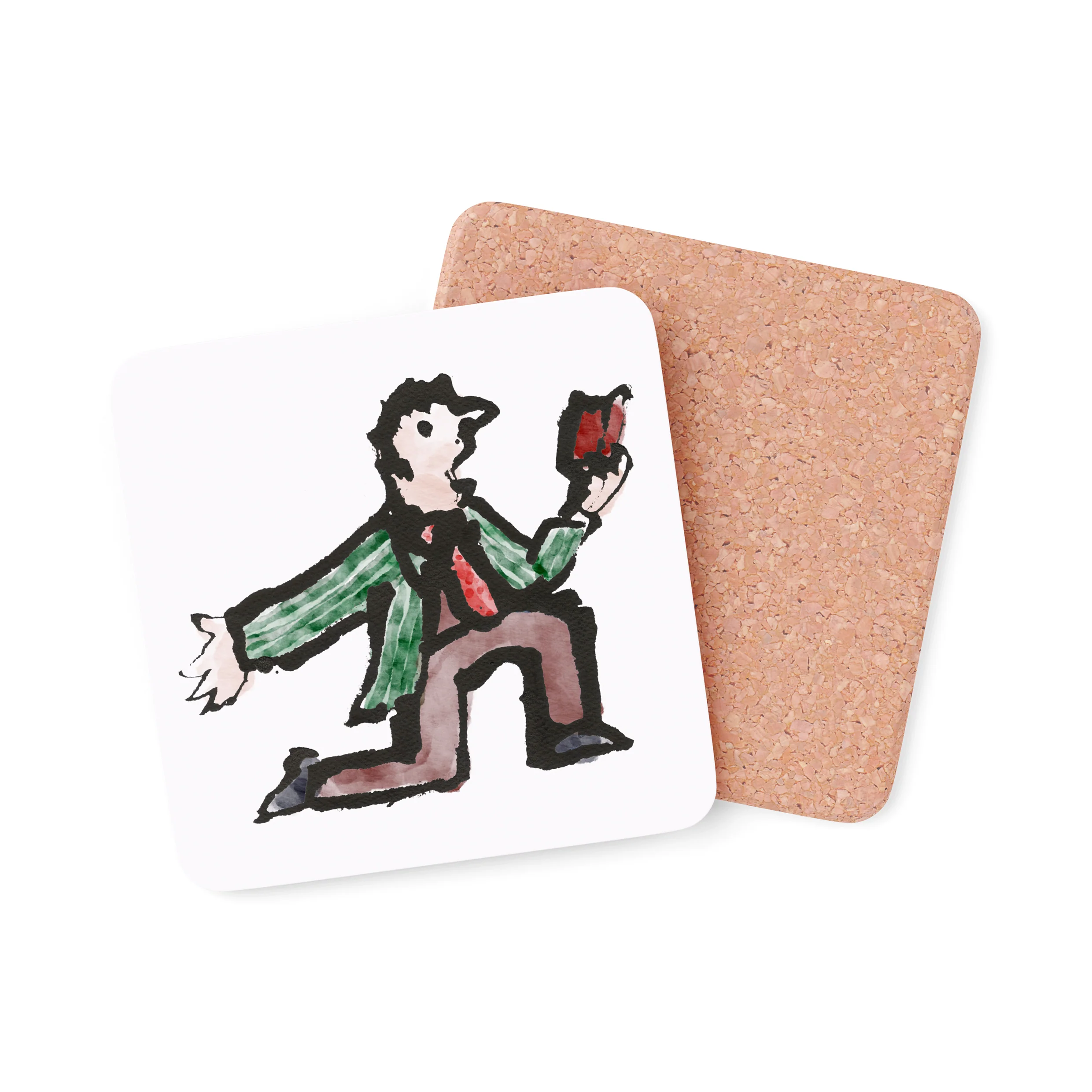 Reader – Quentin Blake Coaster - Image 2