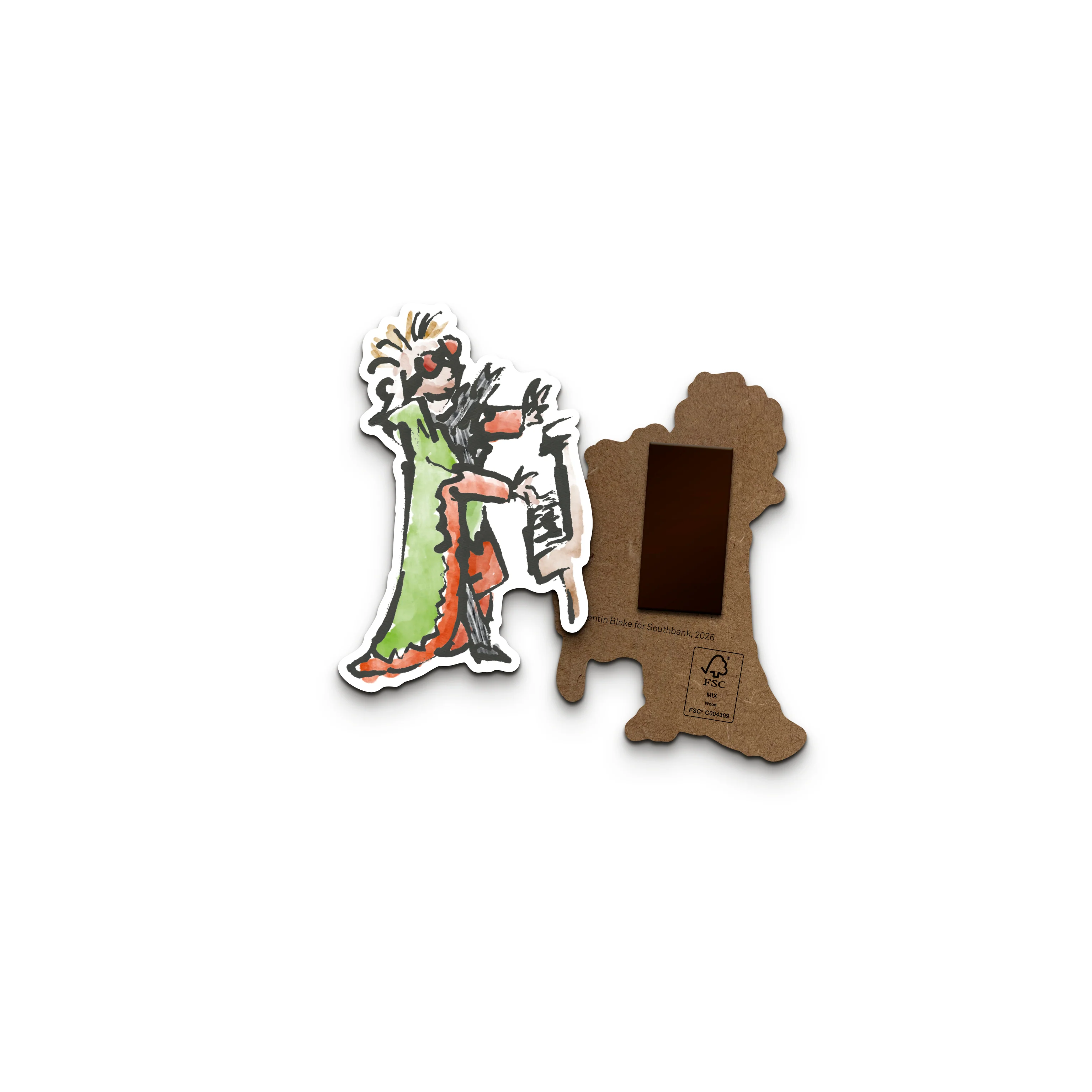 Pianist – Quentin Blake Magnet - Image 2
