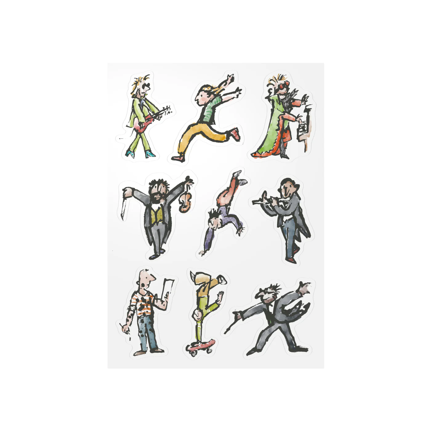 Quentin Blake Sticker Set - Image 2
