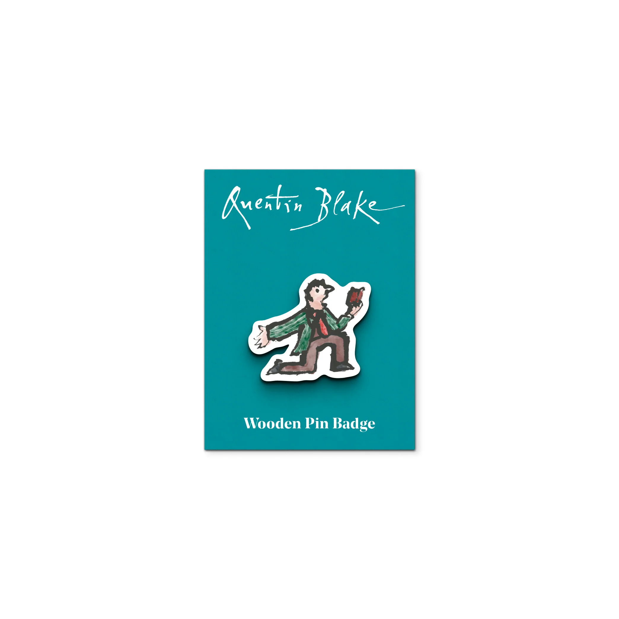 Reader – Quentin Blake Wooden Badge