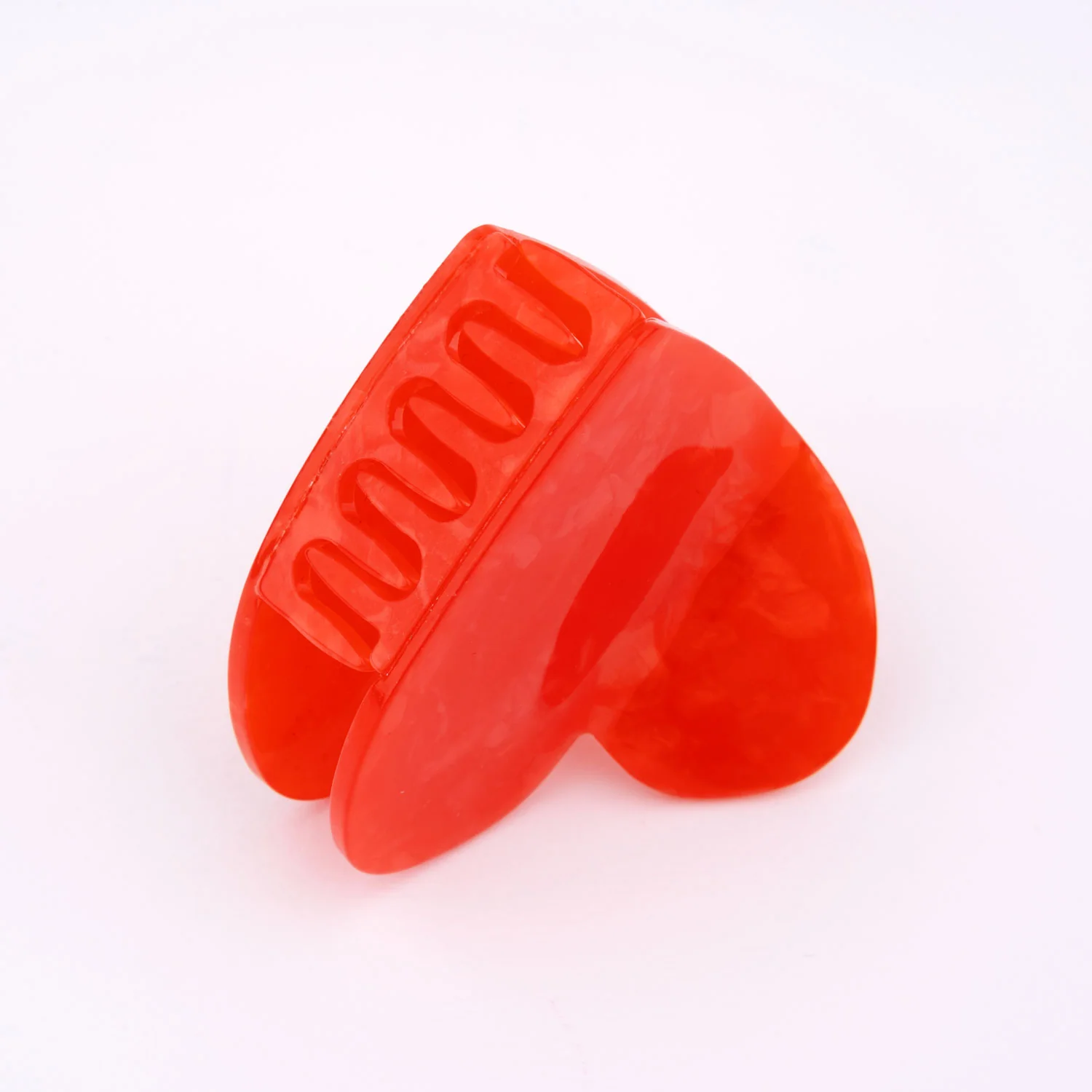 Red Heart Hair Claw Clip - Image 2