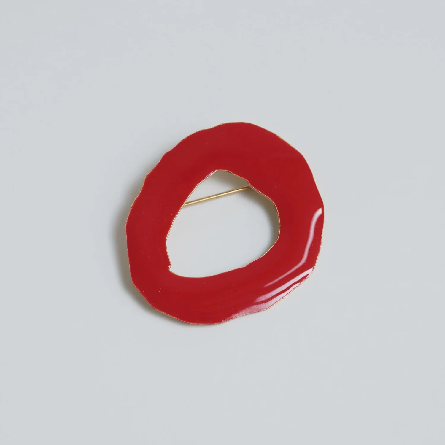 Red Miro Brooch by Joidart - Image 3