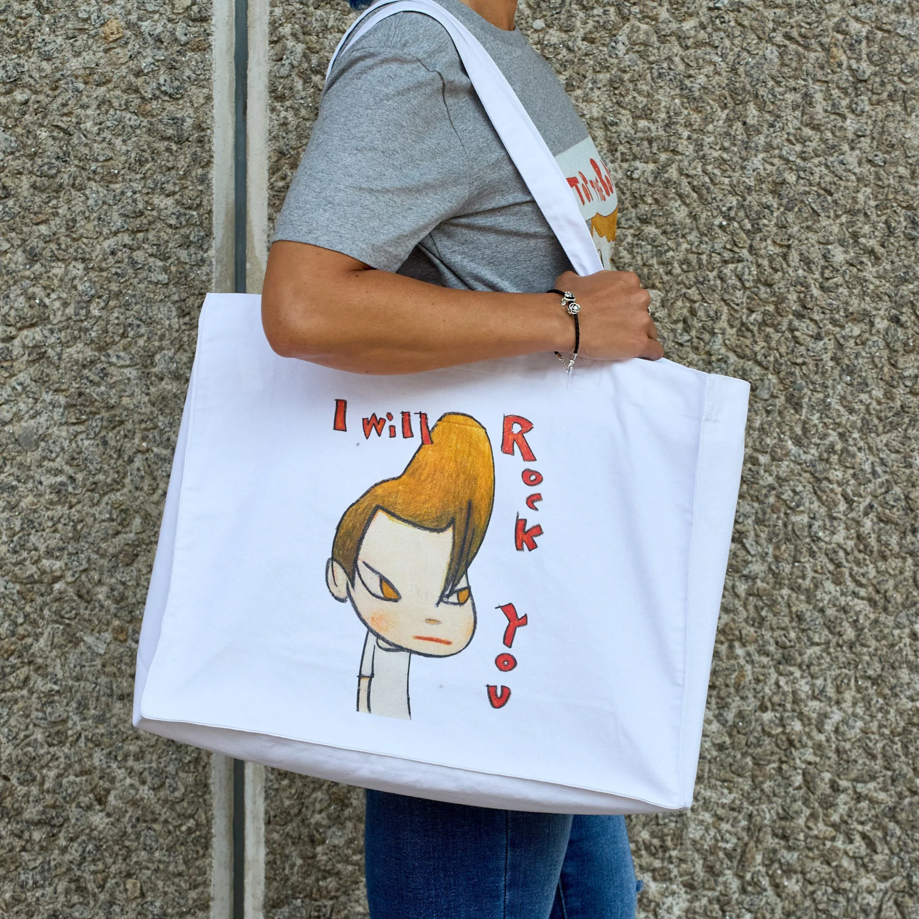 Rock You! - Yoshitomo Nara Large Shopper Bag - Image 2