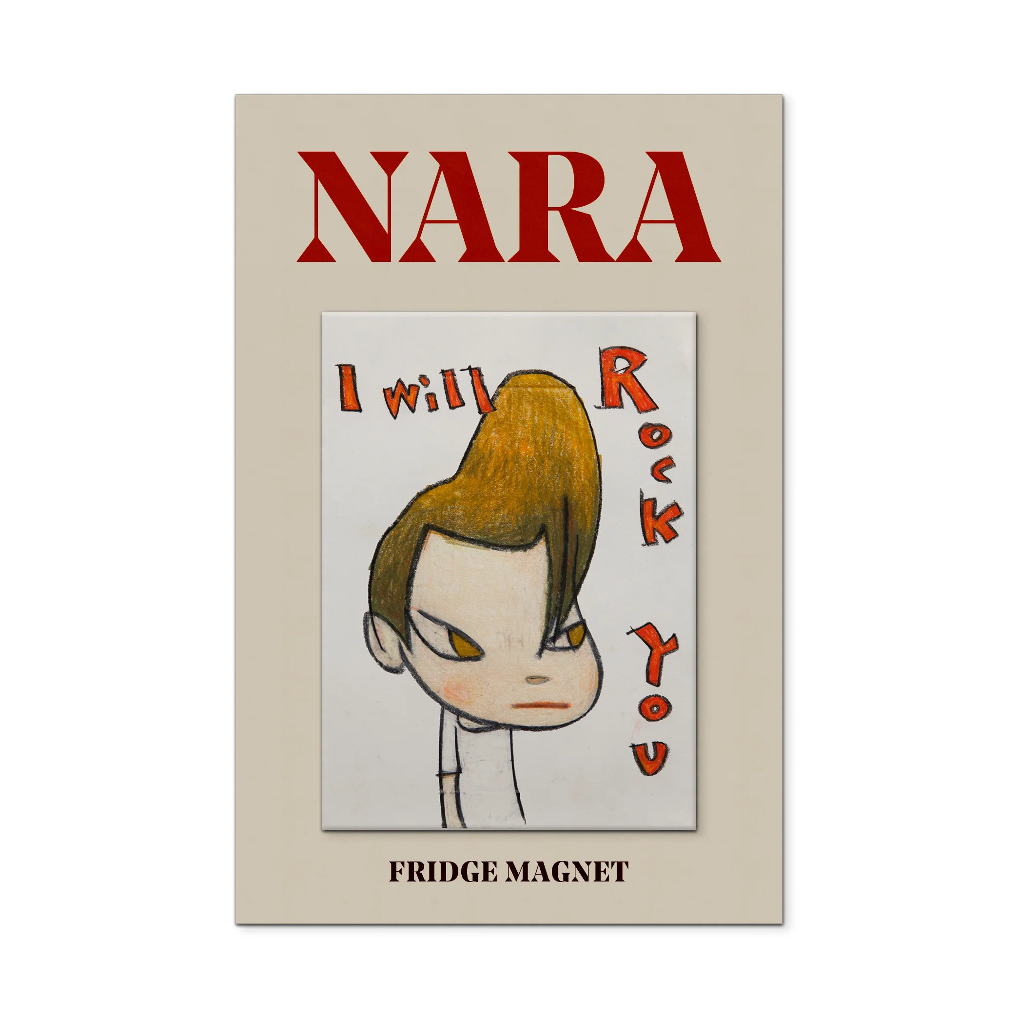 Rock You! - Yoshitomo Nara Magnet