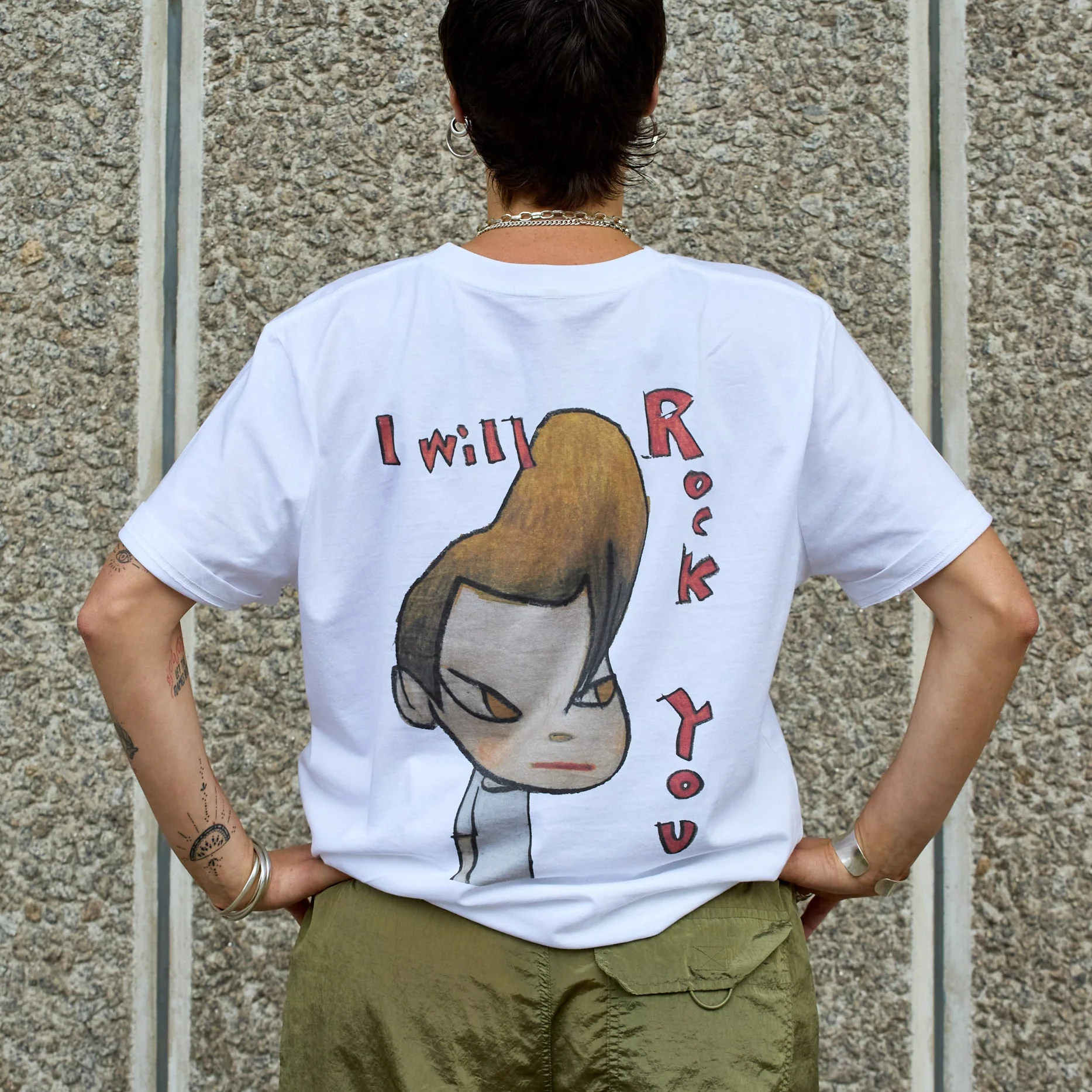 Rock You! - Yoshitomo Nara T-Shirt - Image 3