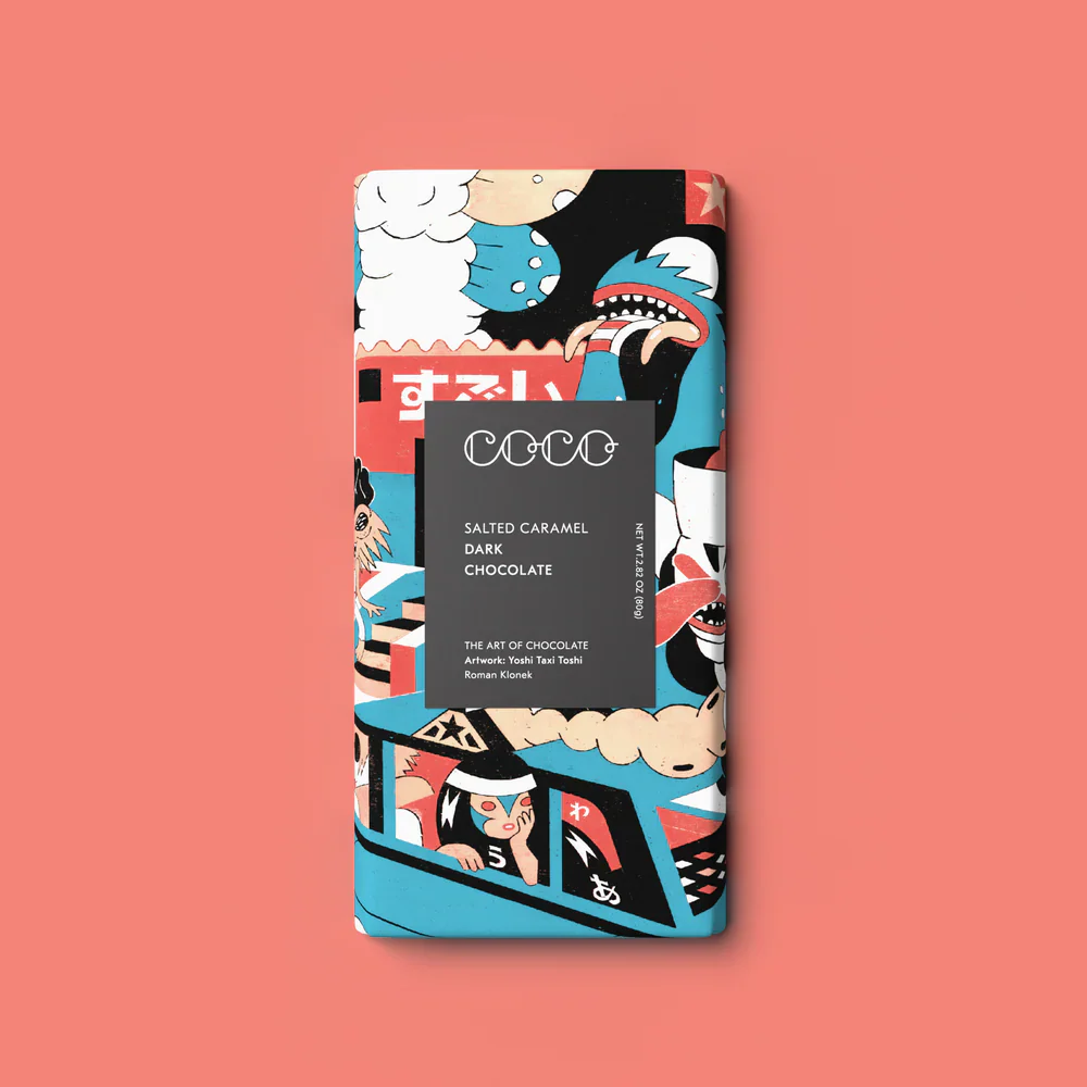 Salted Caramel Dark Chocolate Bar