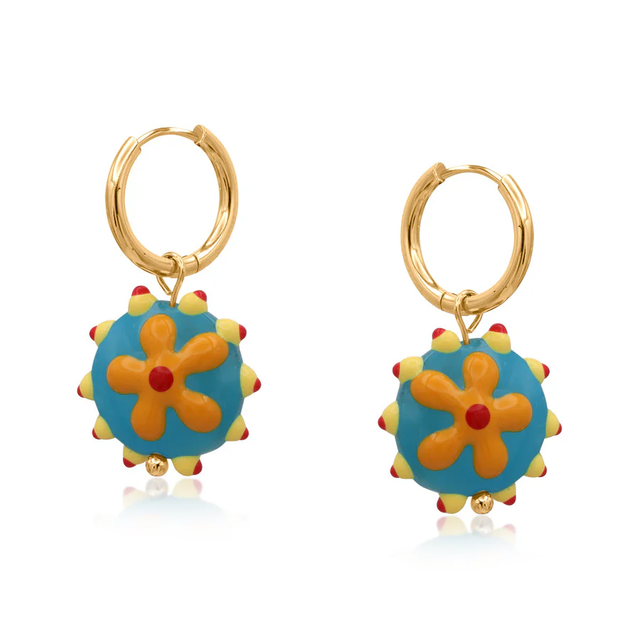 Santa Fe Floral Charm Earrings
