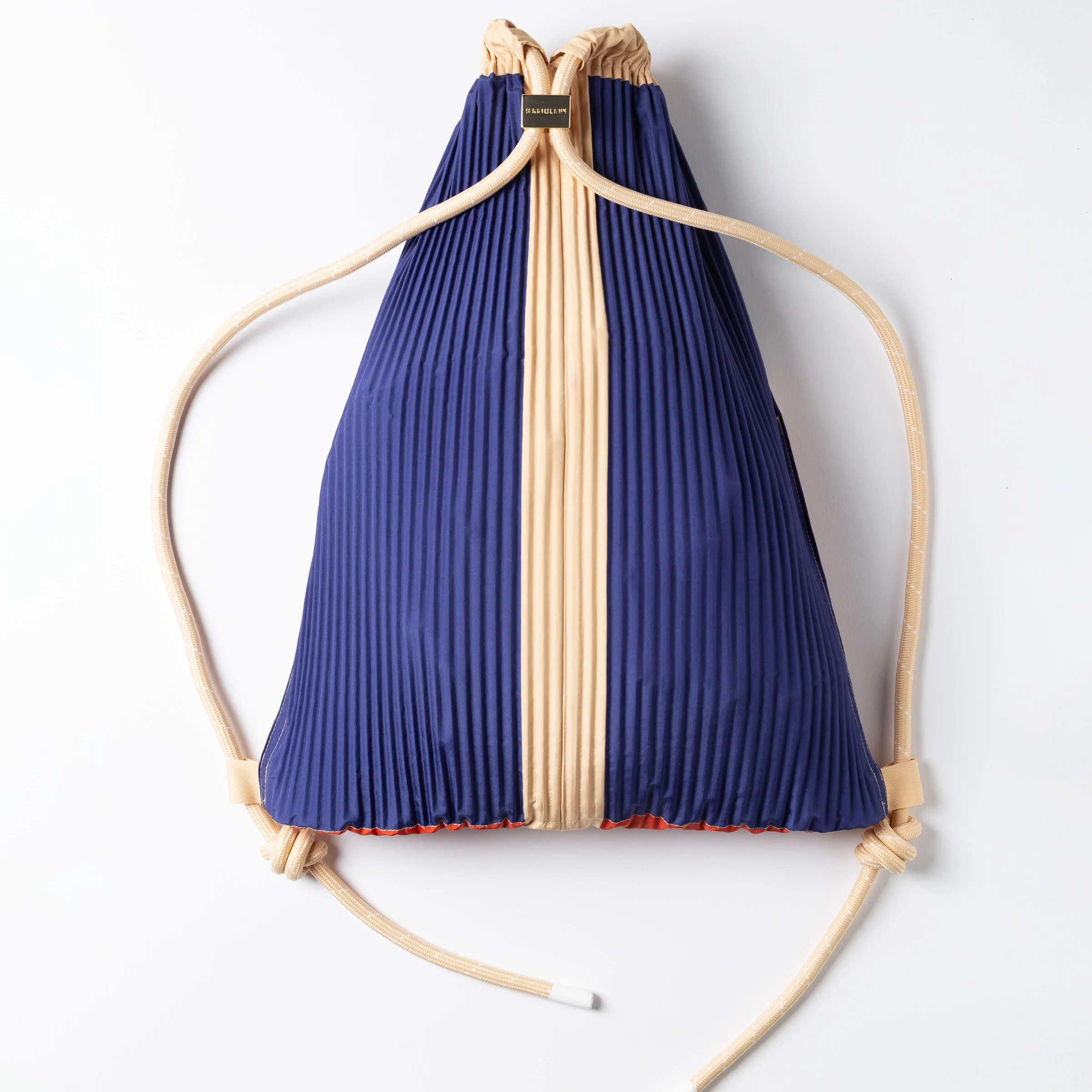 Satin Pleated Multitudes Backpack - Image 5