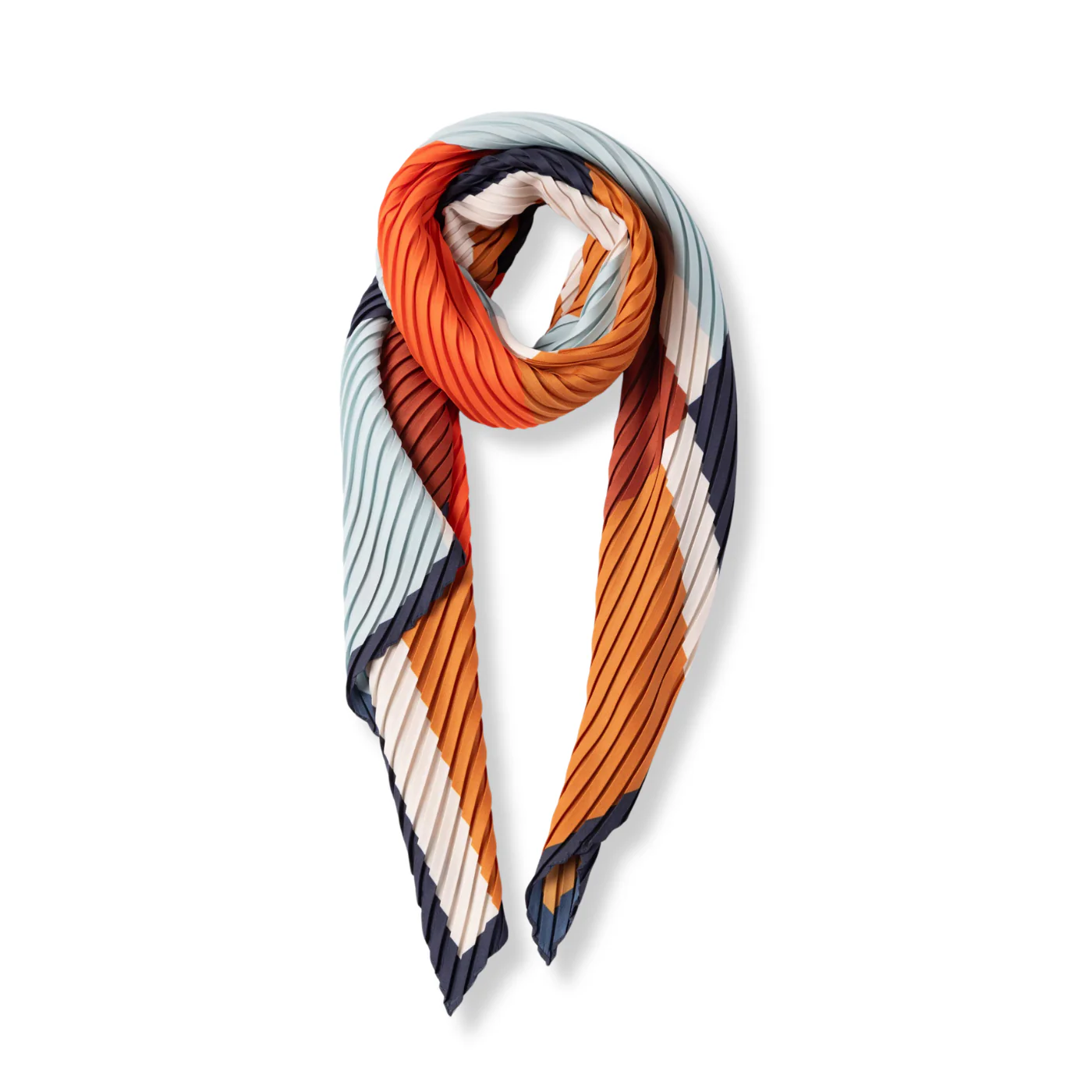 Satin Pleated Multitudes Scarf - Image 4