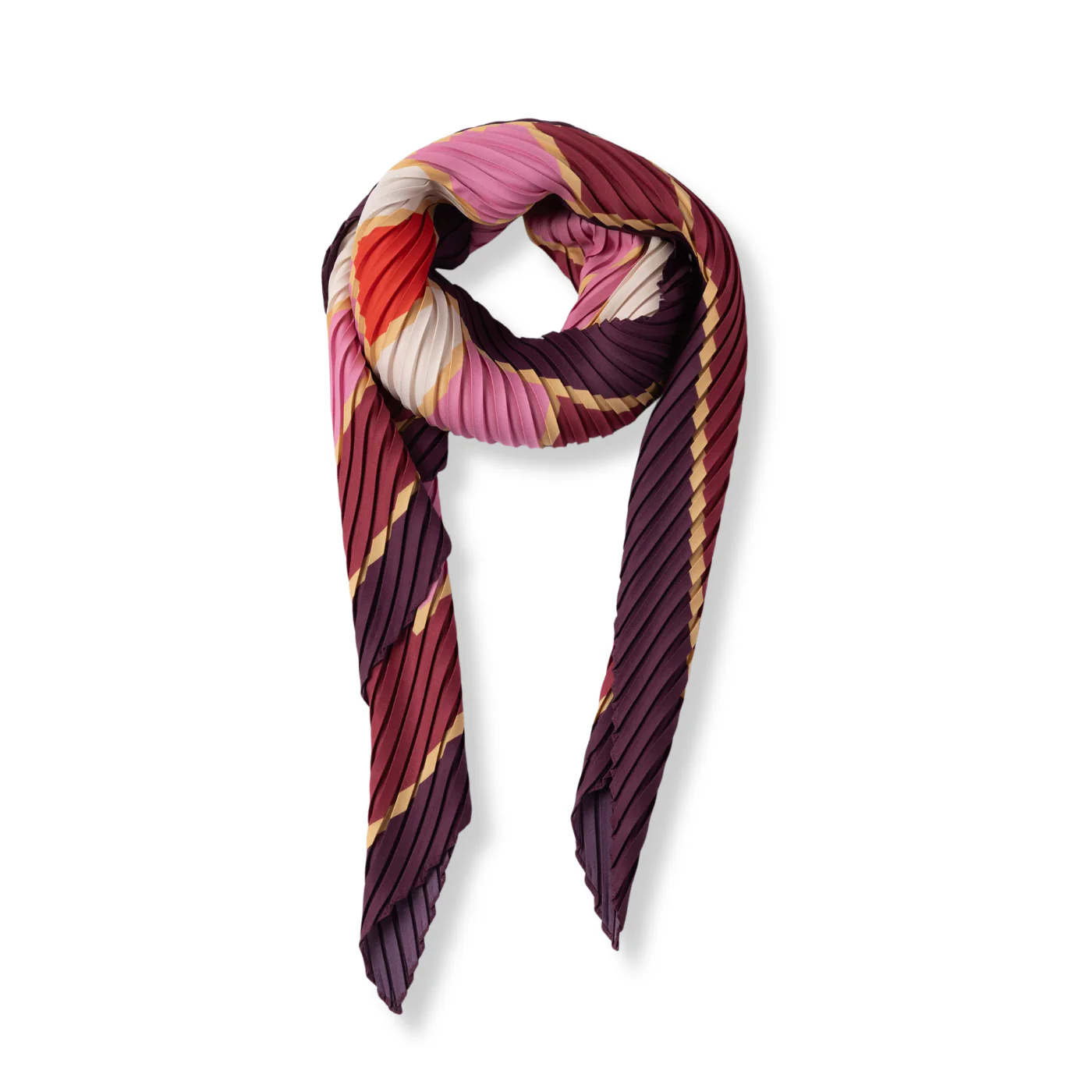 Satin Pleated Multitudes Scarf - Image 6